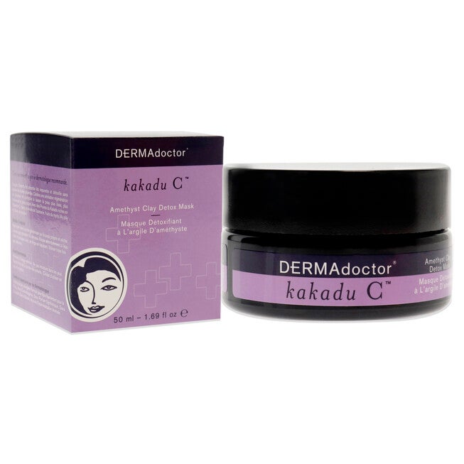 Kakadu C Amethyst Clay Detox Mask by DERMAdoctor for Women - 1.69 oz Mask, NA, alternate image number null
