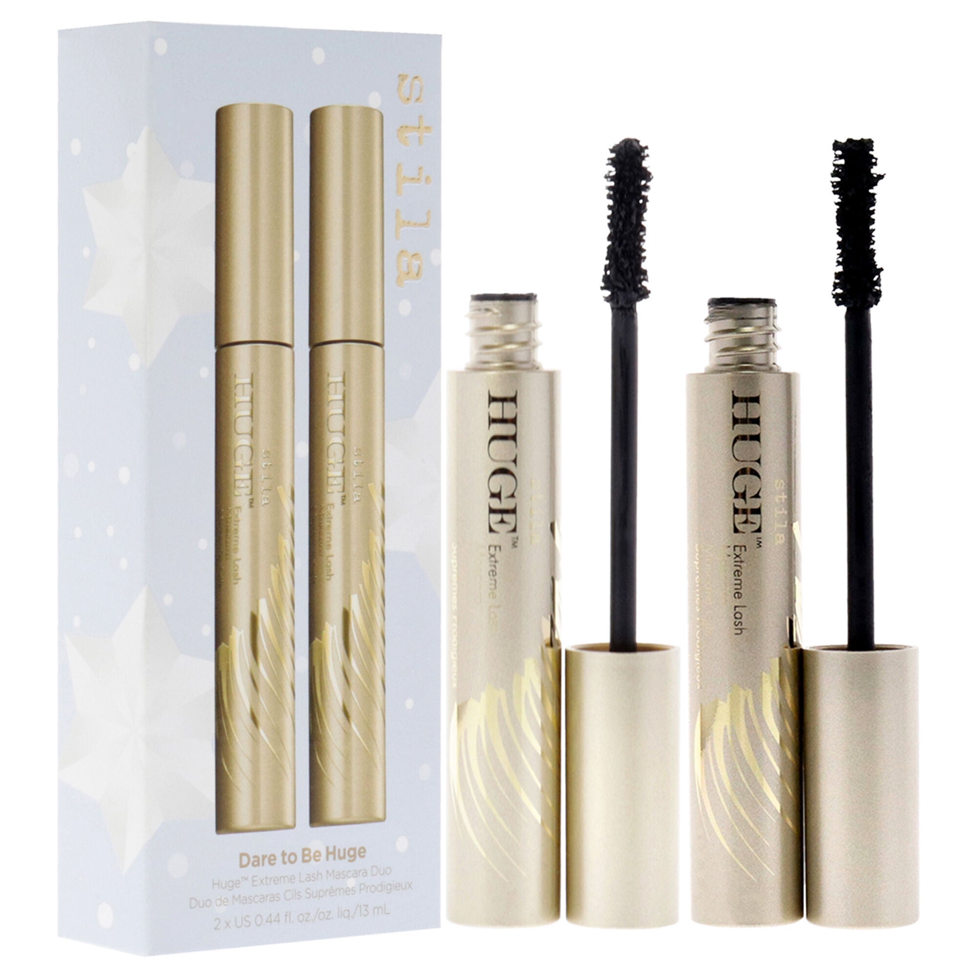 Dare to Be Huge Extreme Lash Mascara Duo - Black by Stila for Women - 2 x 0.44 oz Mascara, See Description, alternate image number 2