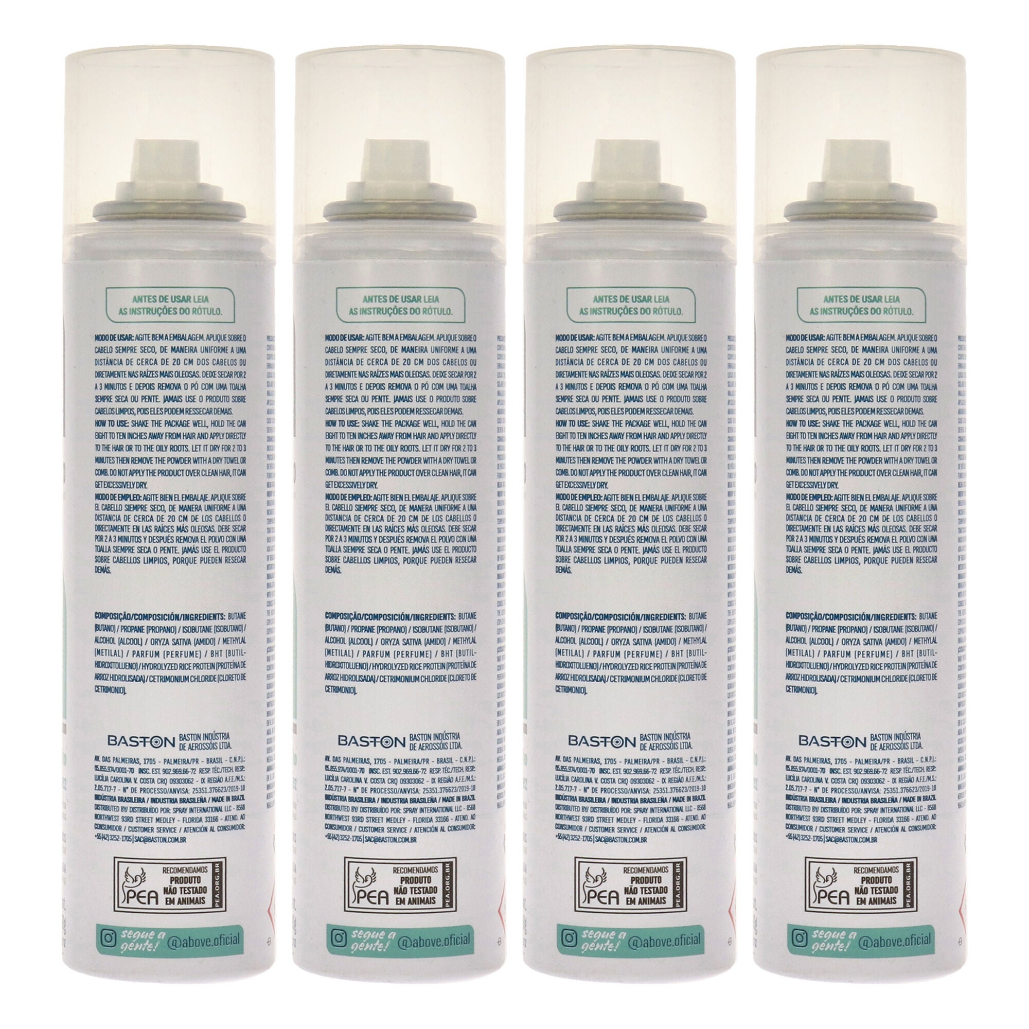 Dry Shampoo - Fresh by Above for Unisex - 3.17 oz Dry Shampoo - Pack of 4, , alternate image number 3