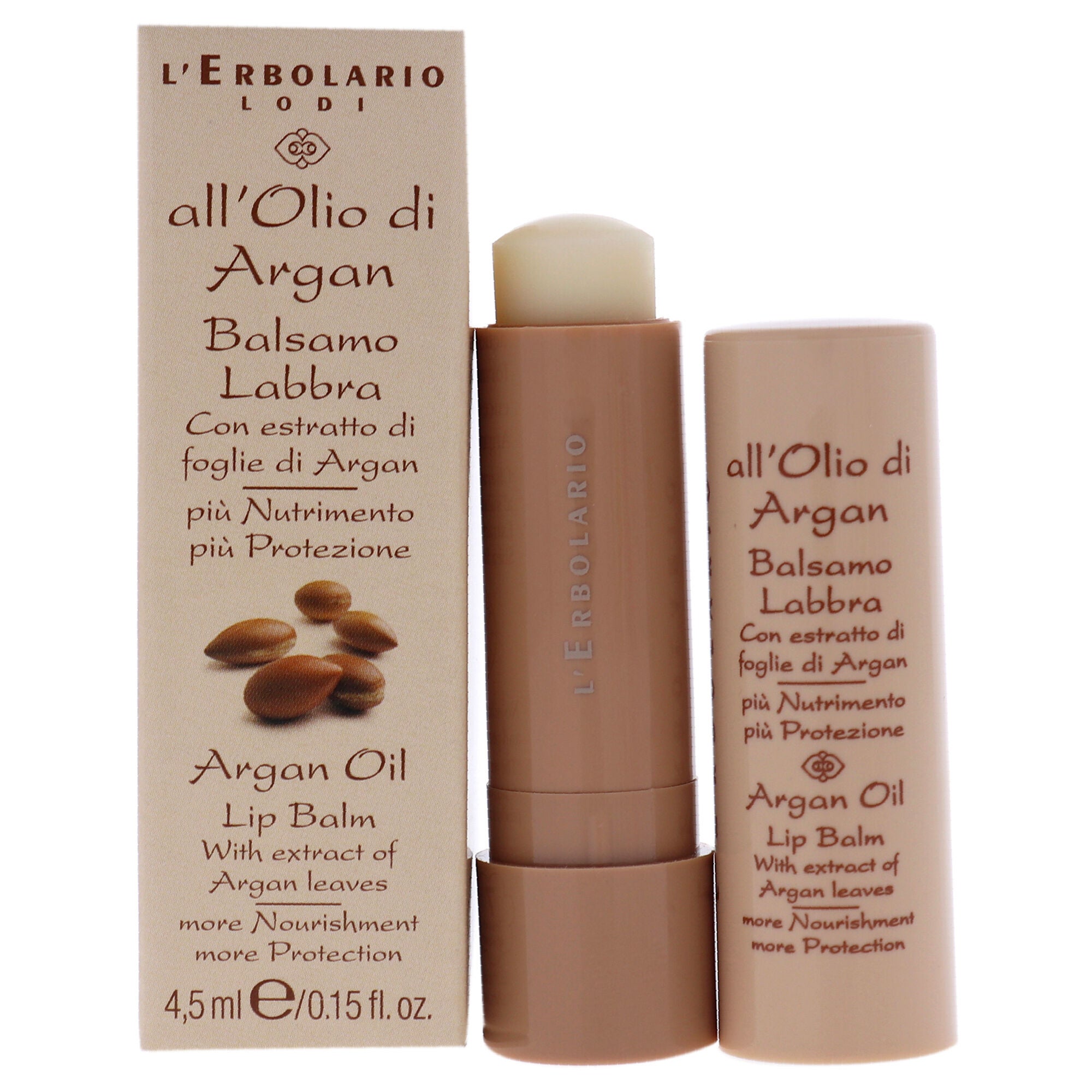 Lip Balm - Argan Oil by LErbolario for Unisex - 0.15 oz Lip Balm, See Description, hi-res image number 0