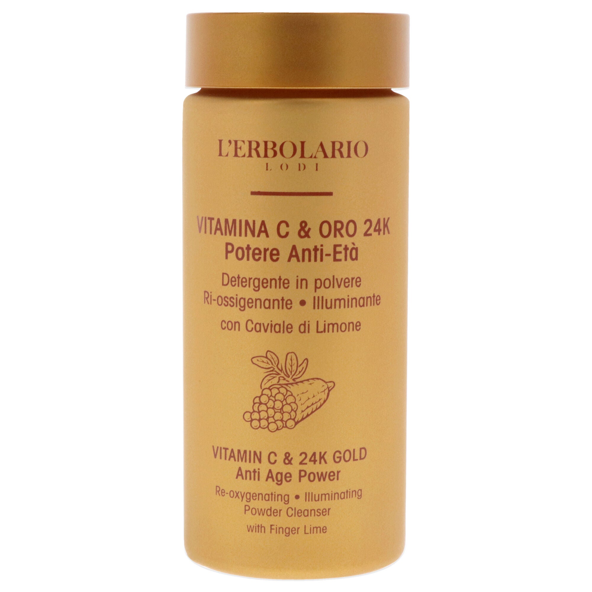 Victamin C And 24K Gold Anti-Age Power by LErbolario for Women - 1.23 oz Cleanser, , alternate image number 5