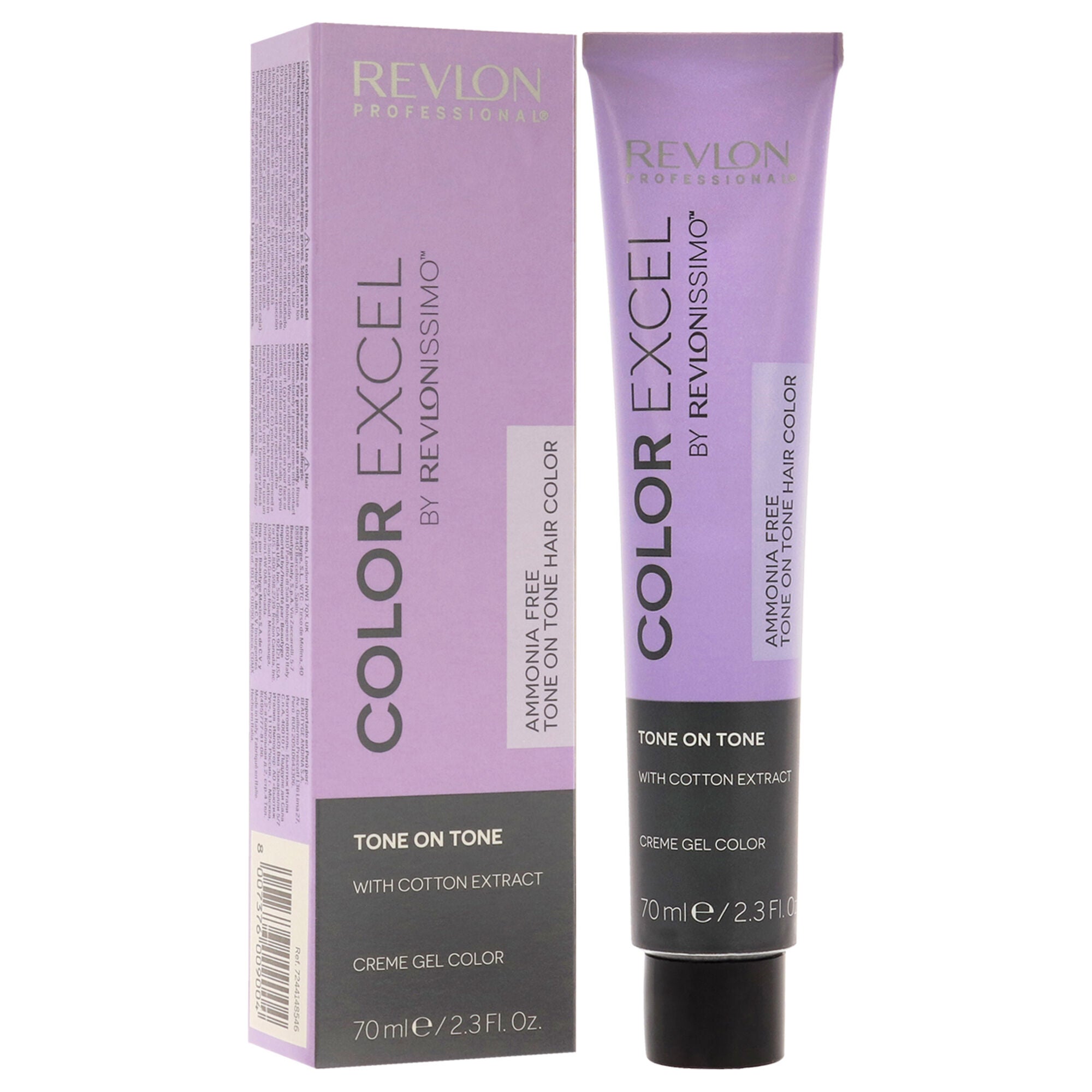 Revlonissimo Color Excel - 5.46 Light Copper Red Brown by Revlon for Unisex - 2.3 oz Hair Color, See Description, alternate image number 1