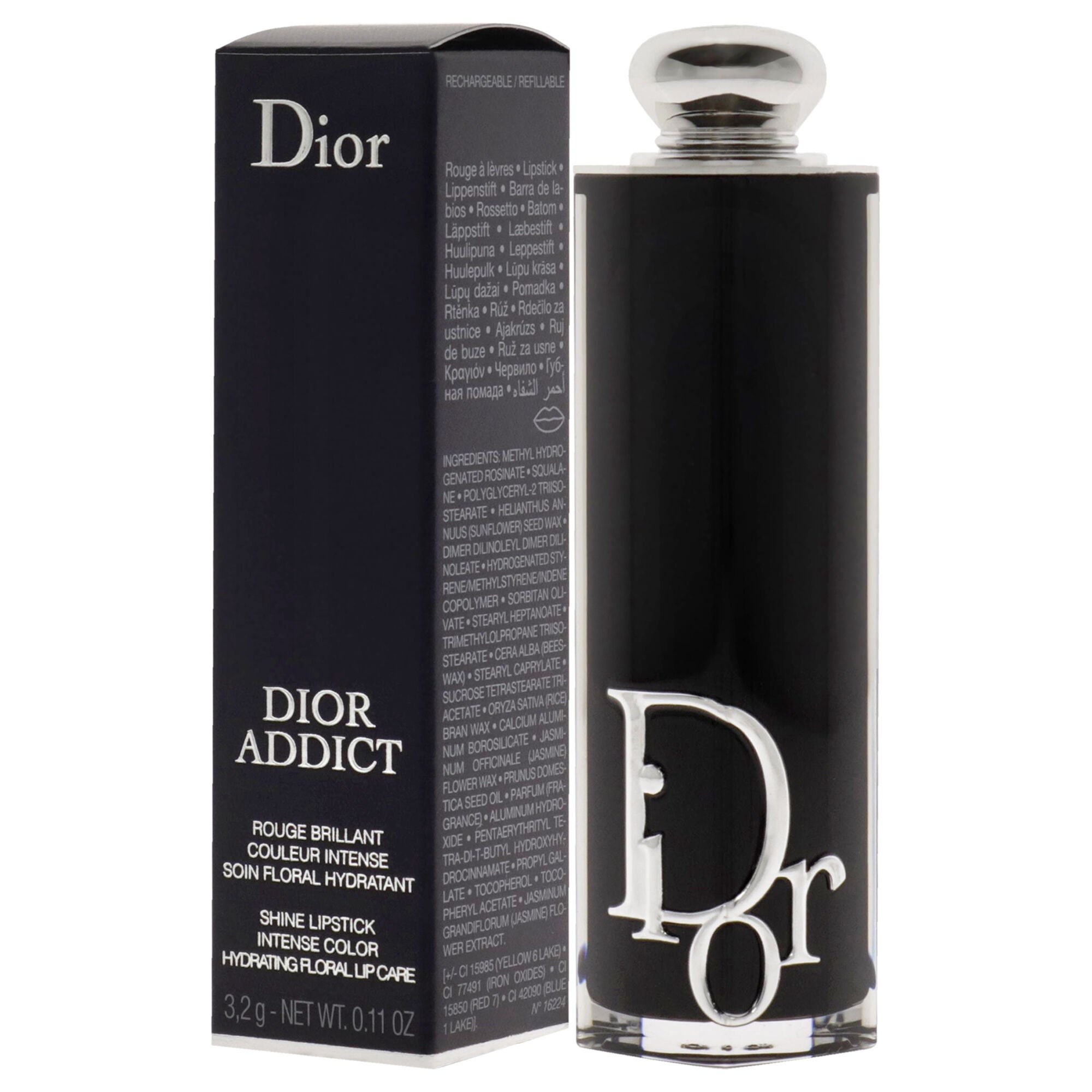 Dior Addict Hydrating Shine Lipstick - 8 Dior by Christian Dior for Women - 0.11 oz Lipstick (Refillable), Red, alternate image number 2