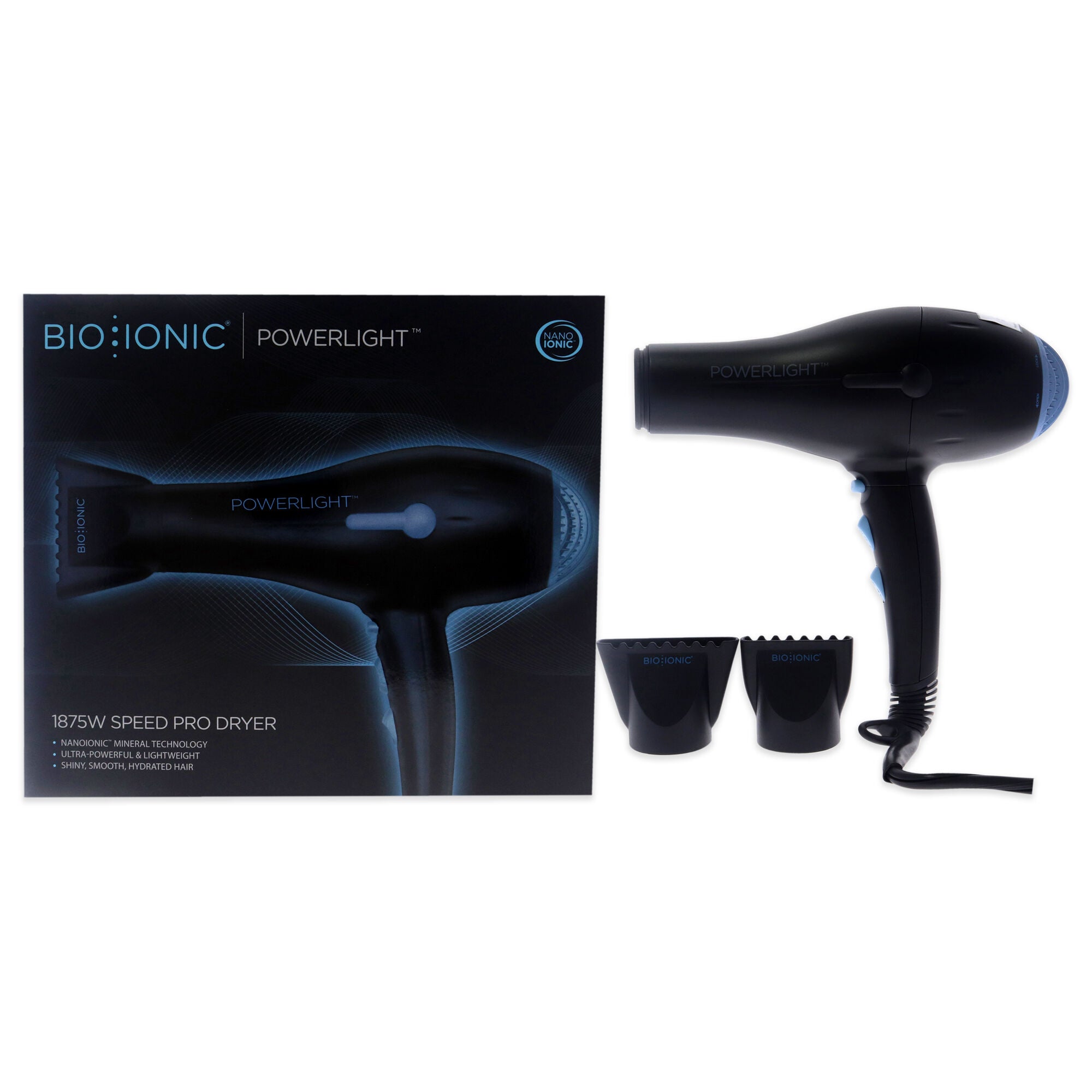 PowerLight 1875W Speed Pro-Dryer - Black by Bio Ionic for Women - 1 Pc Hair Dryer, , alternate image number 4