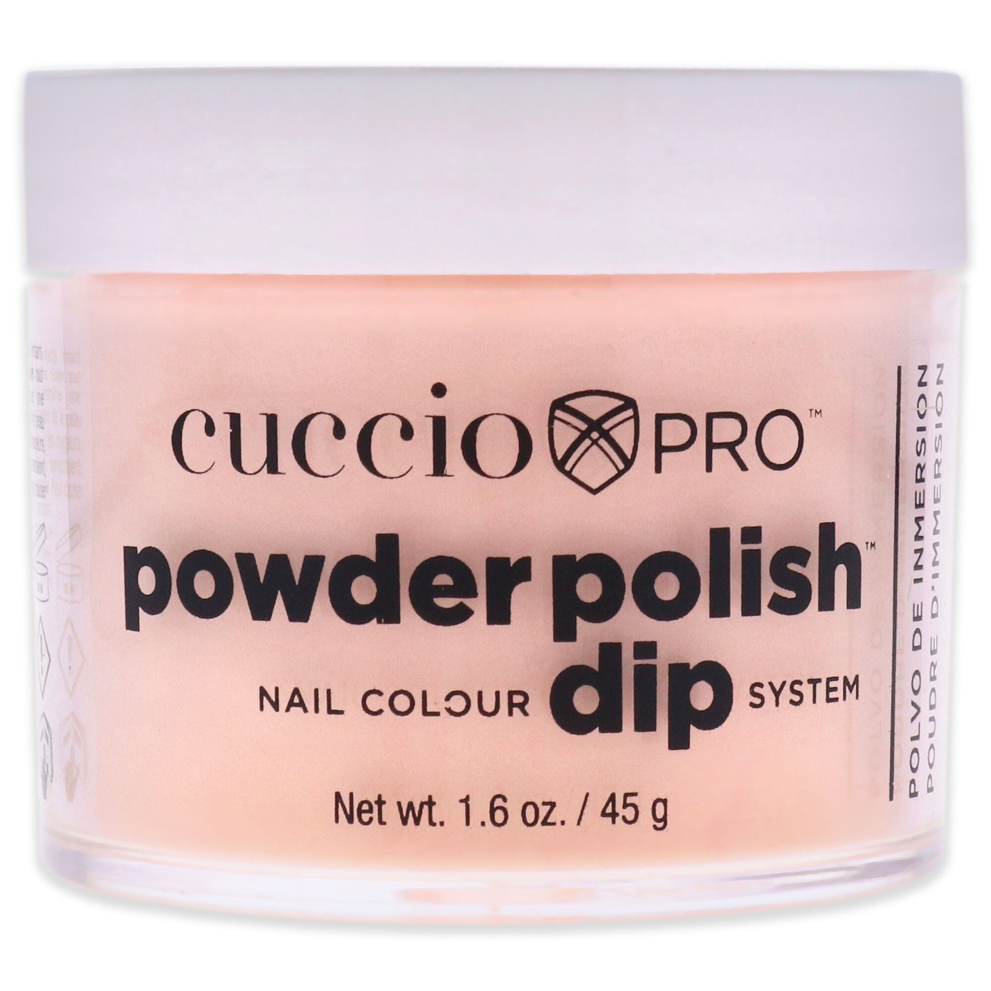 Pro Powder Polish Nail Colour Dip System - Peach Sorbet by Cuccio Colour for Women - 1.6 oz Nail Powder, See Description, hi-res image number 0