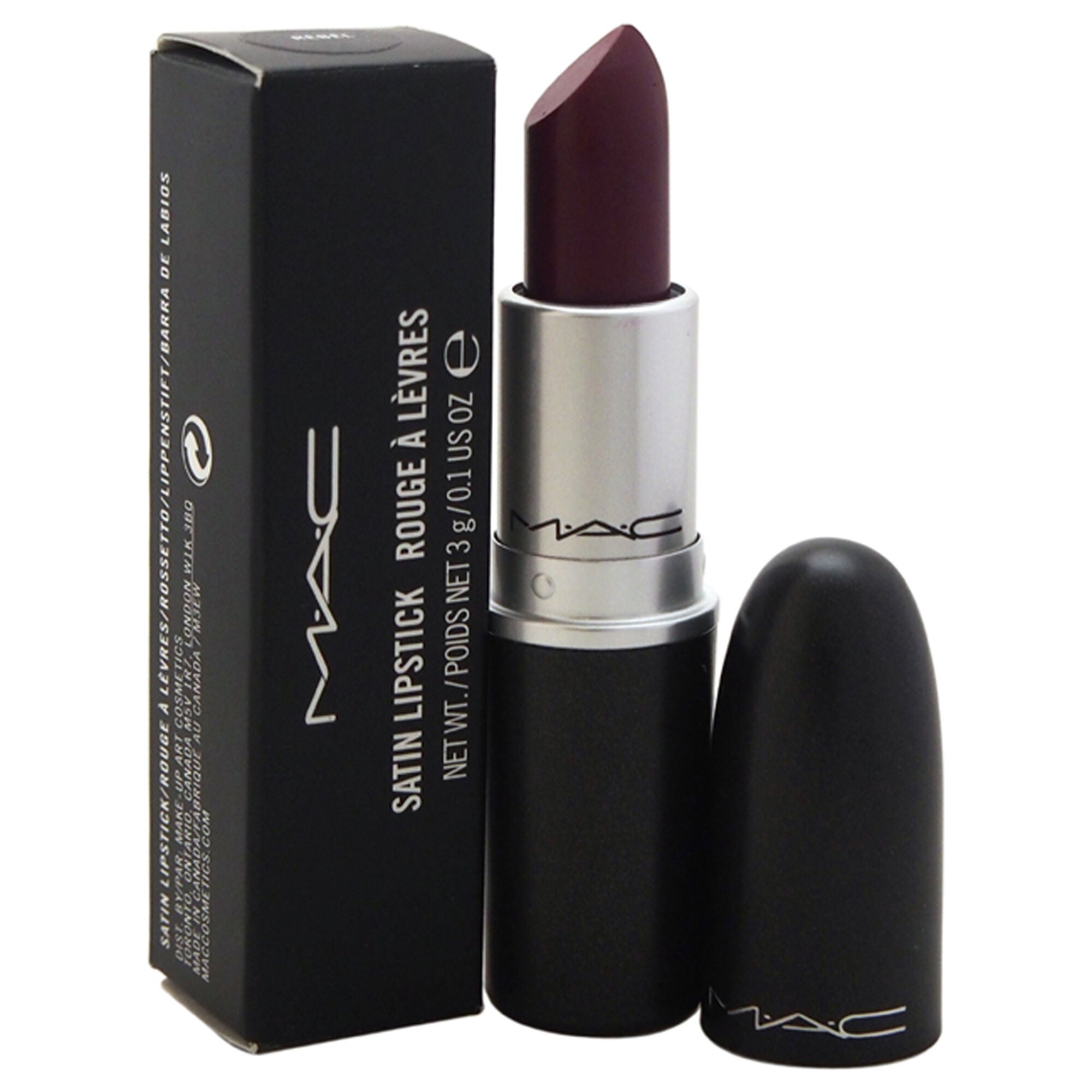 Satin Lipstick - Rebel by MAC for Women - 0.1 oz Lipstick, See Description, hi-res image number 0