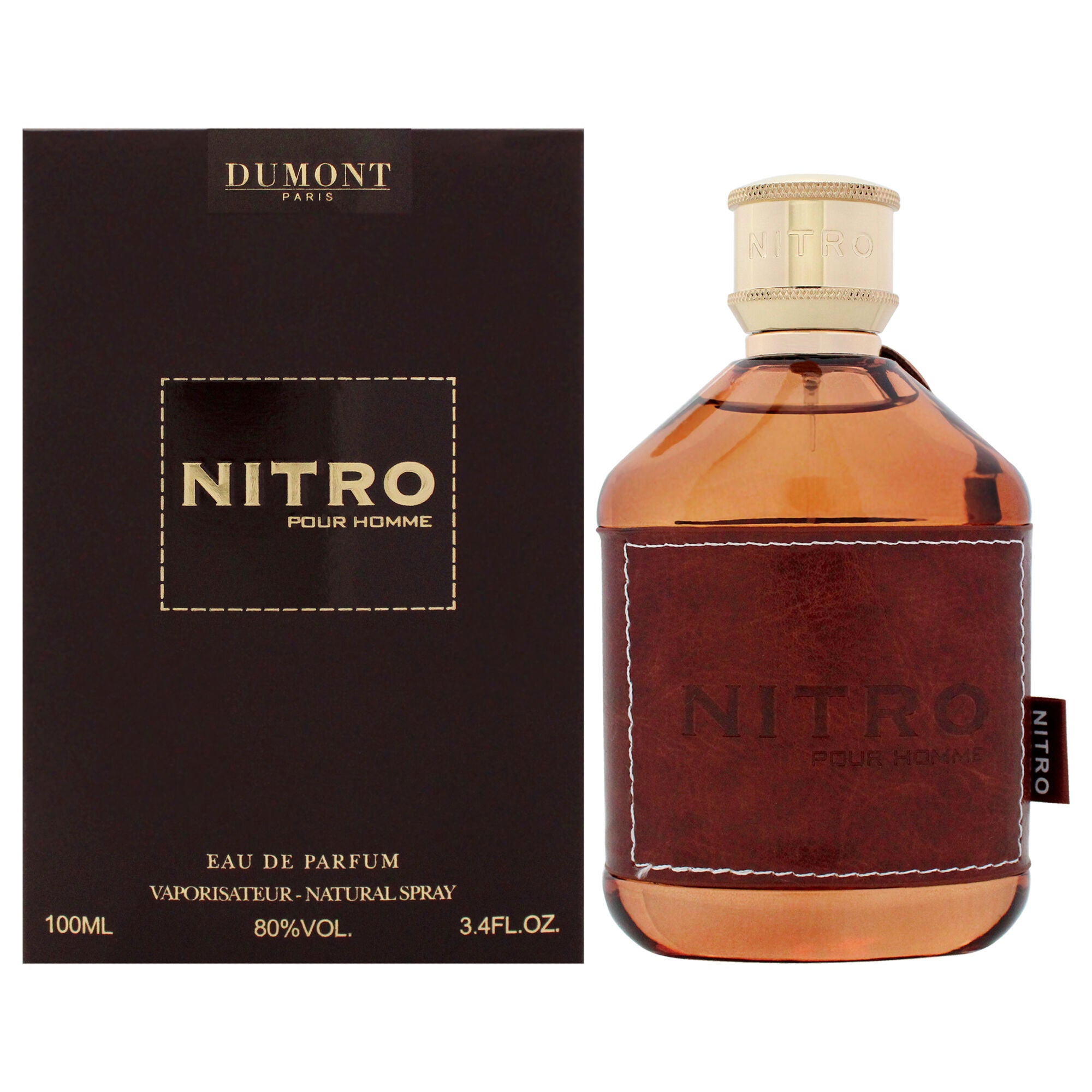 Nitro by Dumont for Men - 3.4 oz EDP Spray, Clear, hi-res image number 0