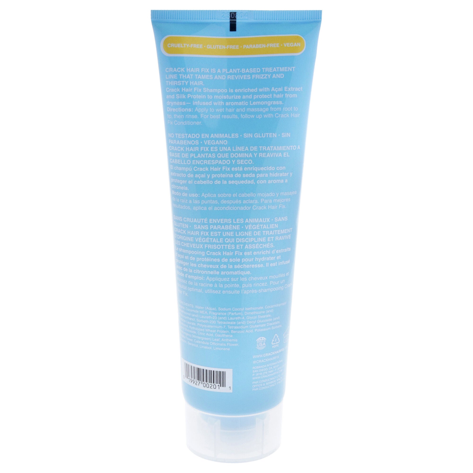Shampoo by Crack Hair Fix for Unisex - 8.5 oz Shampoo, See Description, alternate image number 1