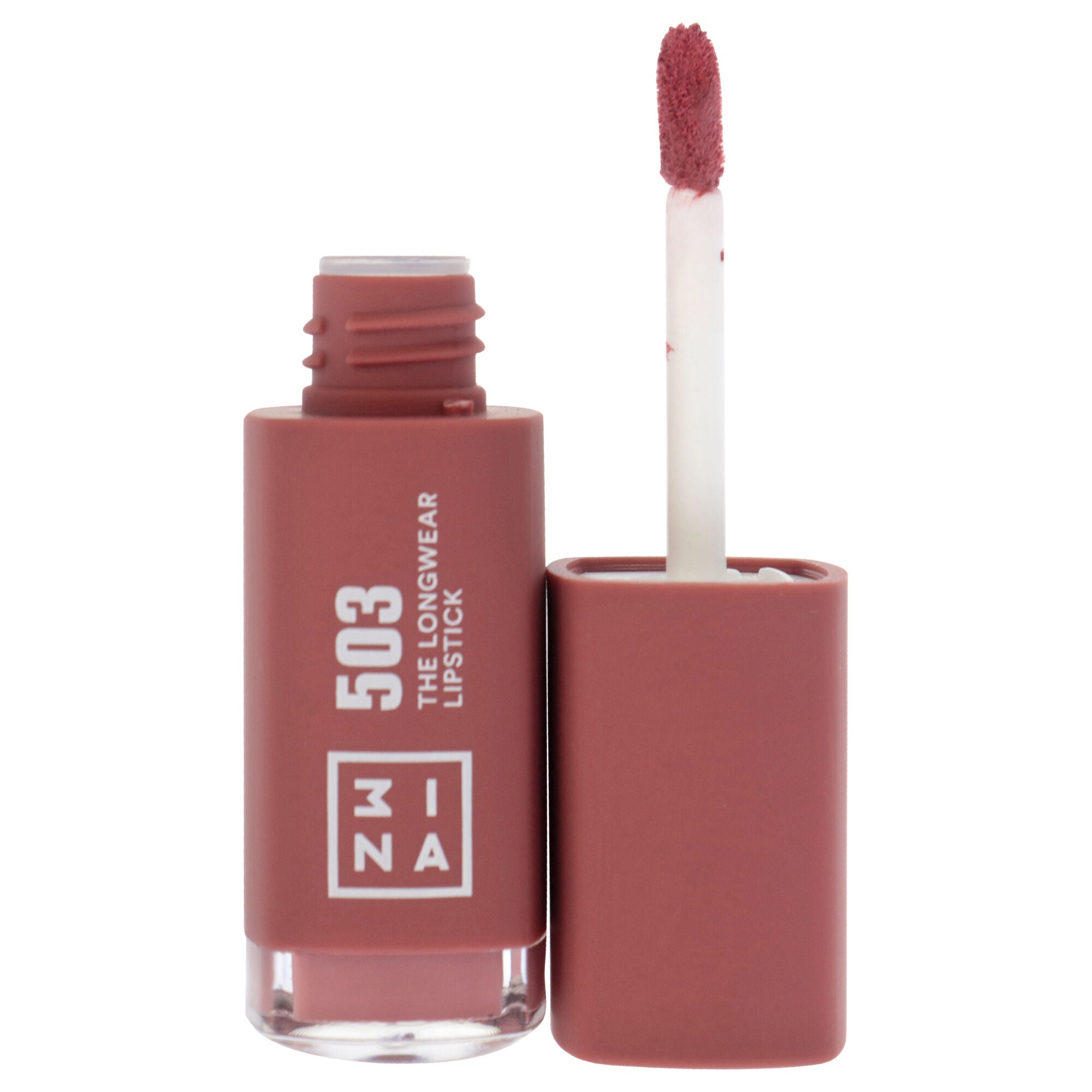 The Longwear Lipstick - 503 Nude by 3INA for Women - 0.20 oz Lipstick, See Description, alternate image number 4