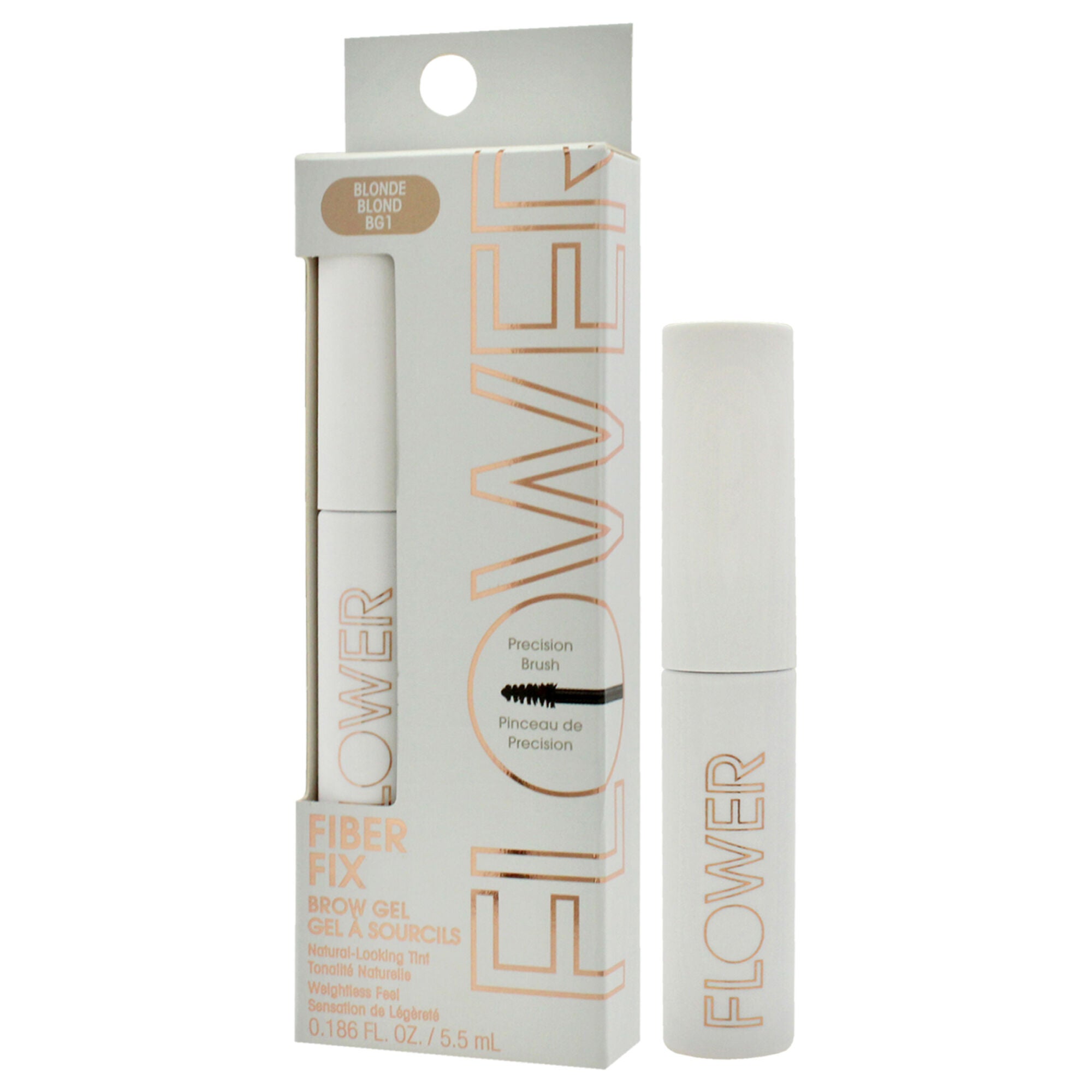 Fiber Fix Brow Gel - BG1 Blonde by Flower Beauty for Women - 0.186 oz Eyebrow Gel, See Description, alternate image number 3