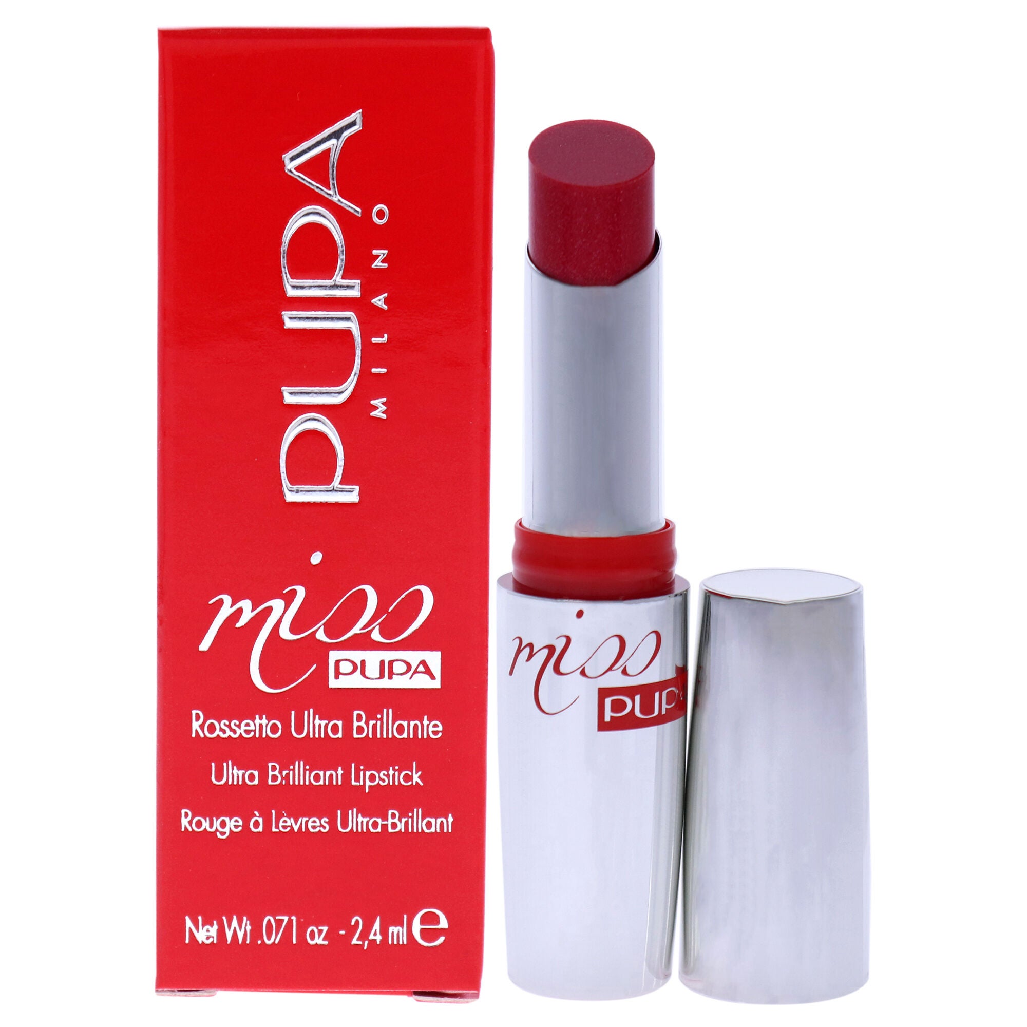 Miss Pupa - 500 Love Pearly Red by Pupa Milano for Women - 0.71 oz Lipstick, See Description, hi-res image number 0