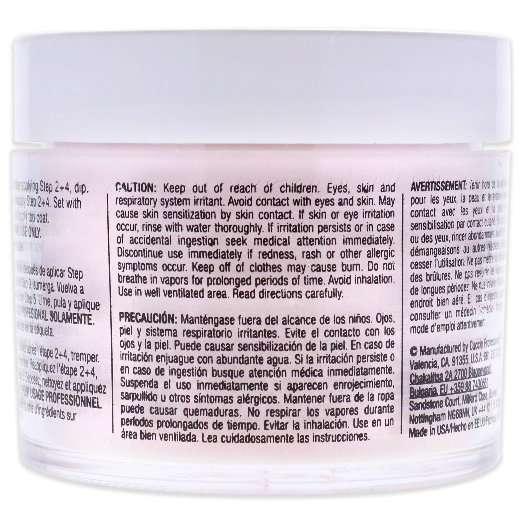 Pro Powder Polish Nail Colour Dip System - Pier Pressure by Cuccio Colour for Women - 1.6 oz Nail Powder, Pink, alternate image number 1