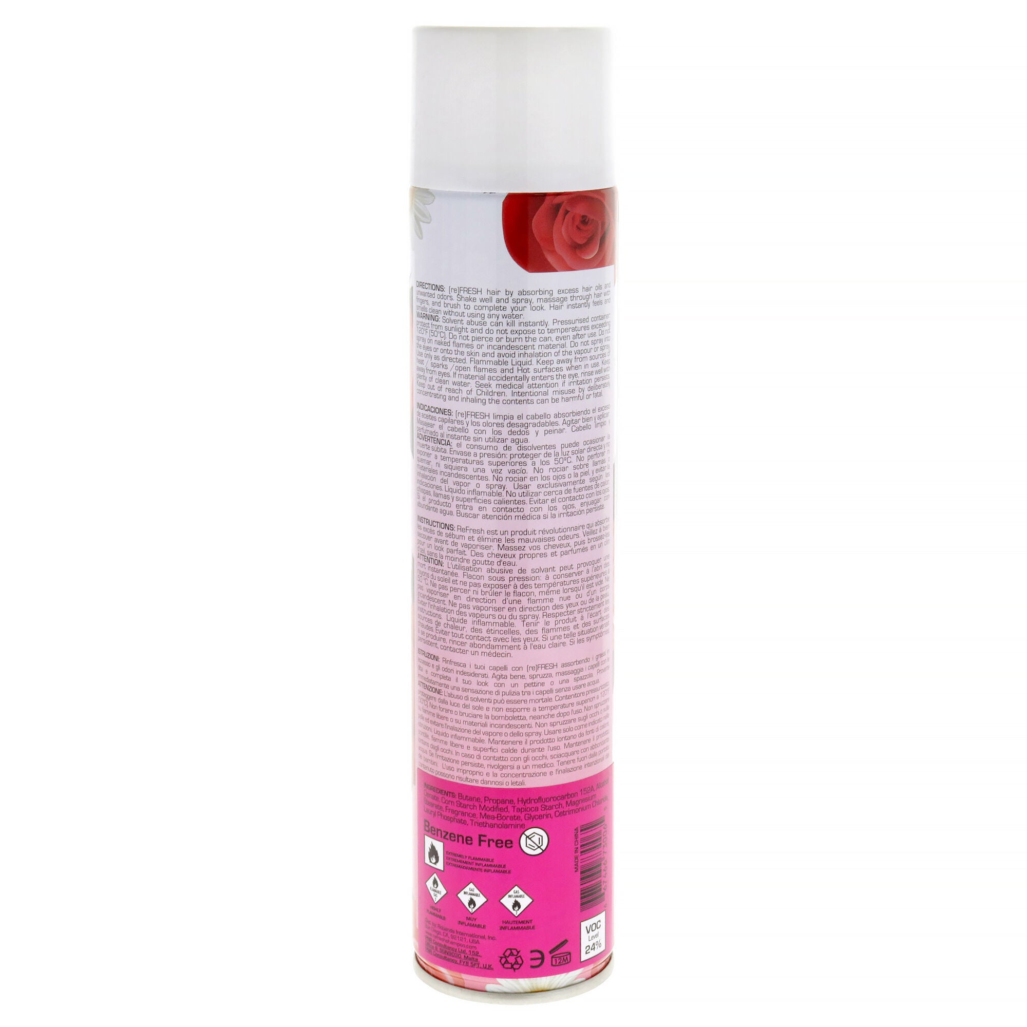 Dry Shampoo - Flower Power by (re)FRESH for Women - 11.55 oz Dry Shampoo, See Description, alternate image number 2