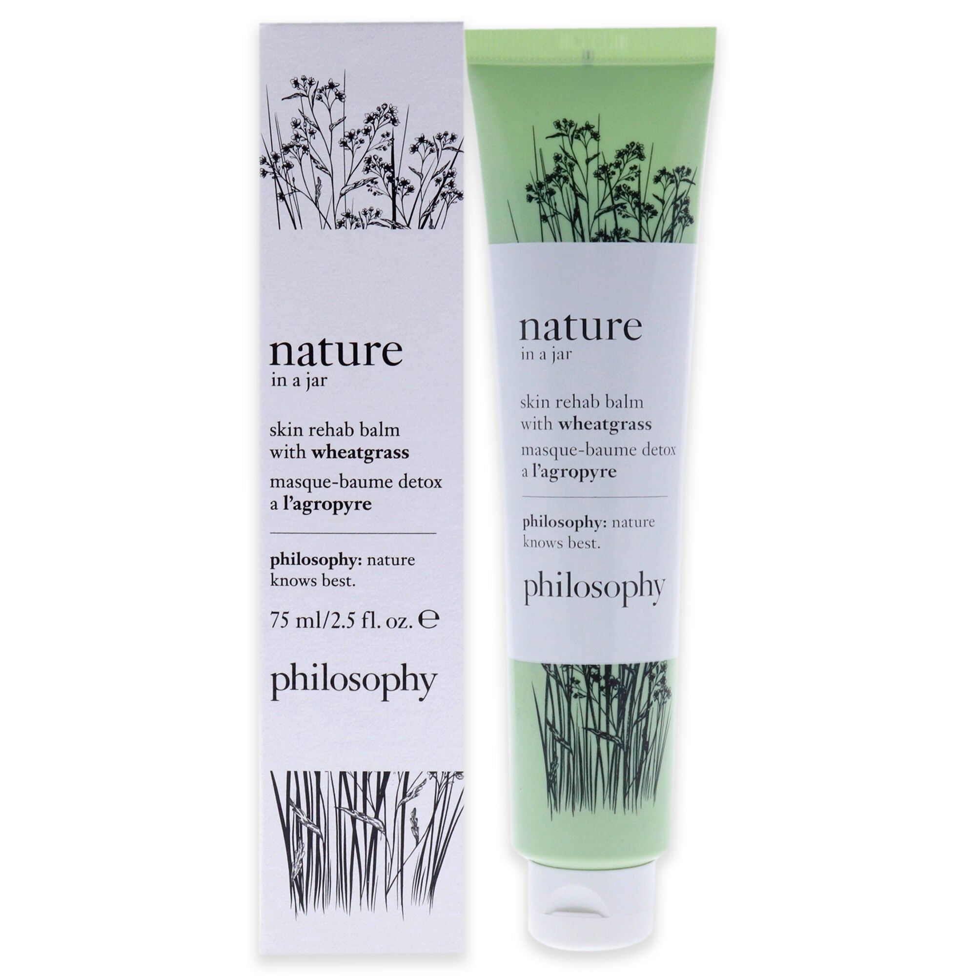 Skin Rehab Balm With Wheatgrass by Philosophy for Unisex - 2.5 oz Balm, See Description, hi-res image number 0