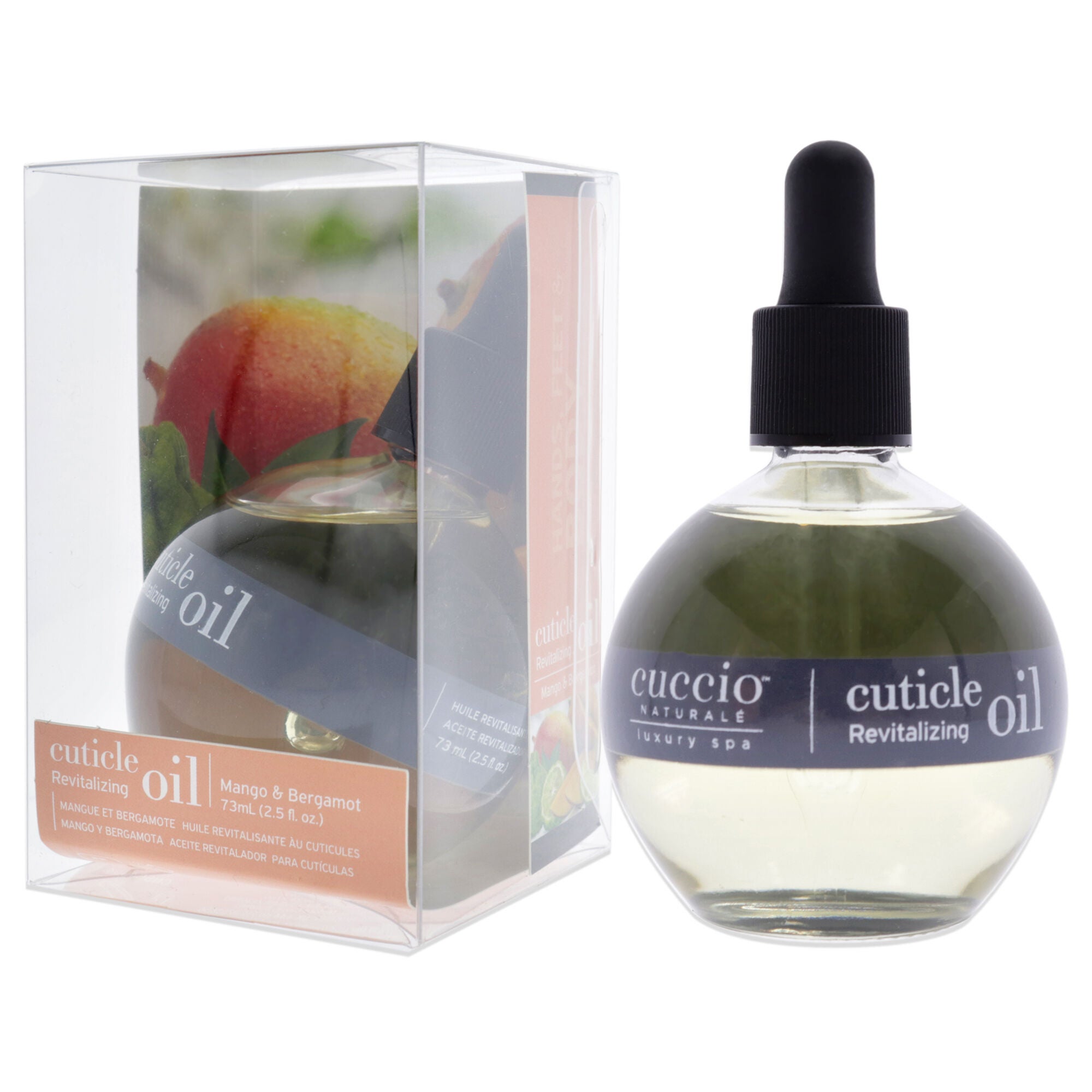 Cuticle Revitalizing Oil - Mango and Bergamot by Cuccio Naturale for Unisex - 2.5 oz Oil, See Description, alternate image number 3
