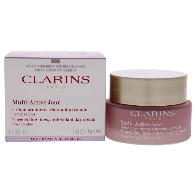 Multi-Active Jour Day Cream - Dry Skin by Clarins for Unisex - 1.7 oz Cream, NA, hi-res image number null