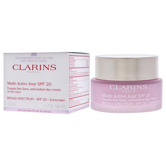 Multi-Active Day Cream SPF 20 - All Skin Types by Clarins for Unisex - 1.7 oz Cream, , alternate image number null