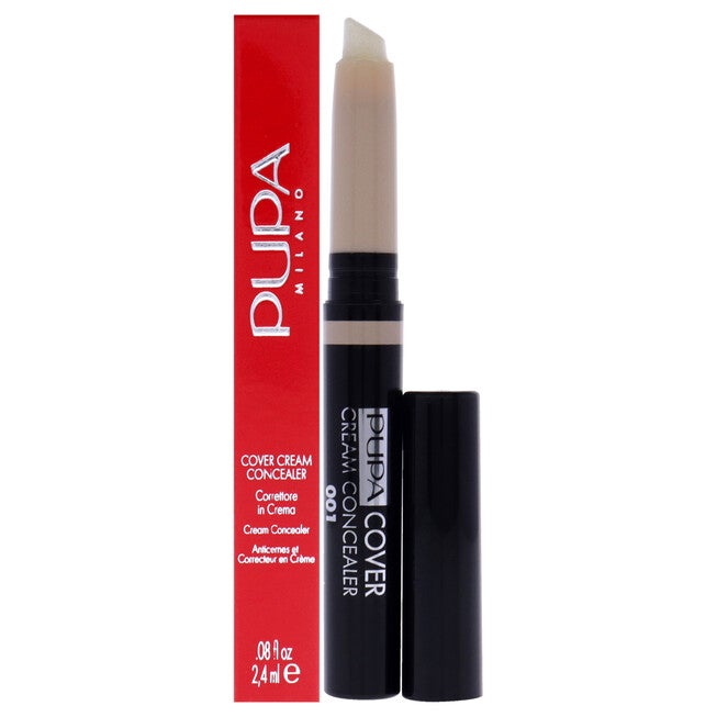 Cover Cream Concealer - 001 Light Beige by Pupa Milano for Women - 0.08 oz Concealer, See Description, hi-res image number 0