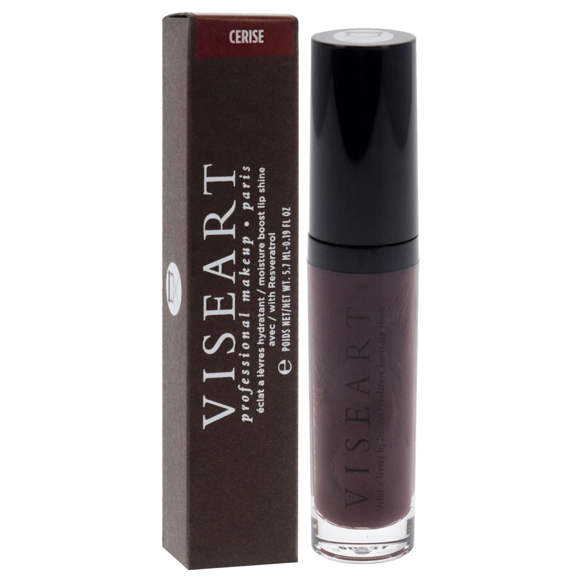 Moisture Boost Lip Shine Oil - Cerise by Viseart Paris for Women - 0.19 oz Lip Oil, Brown, alternate image number 2