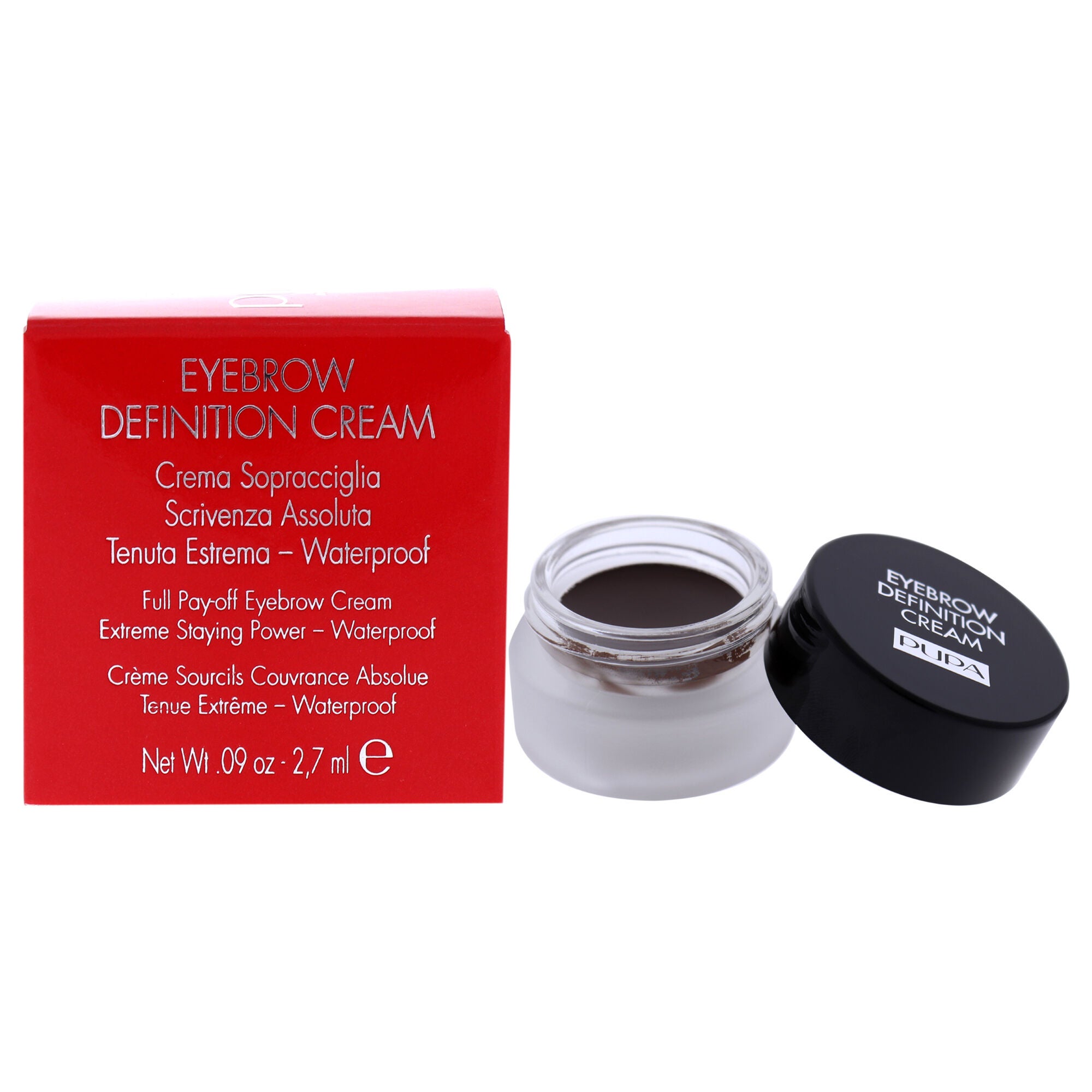 Eyebrow Definition Cream - 003 Cocoa by Pupa Milano for Women - 0.09 oz Eyebrow Cream, See Description, hi-res image number 0
