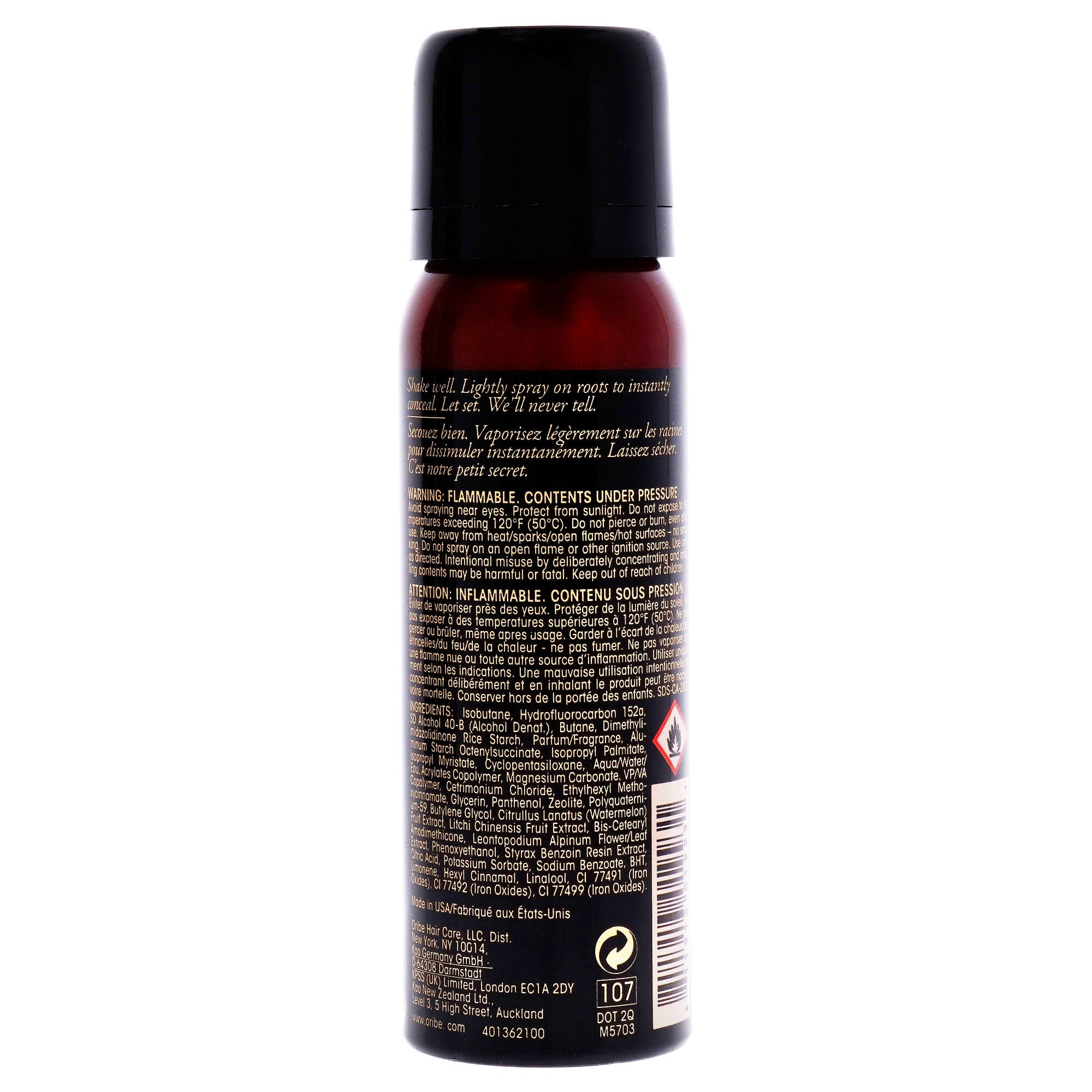 Airbrush Root Touch-Up Spray - Red by Oribe for Unisex - 1.8 oz Hair Color, , alternate image number 4