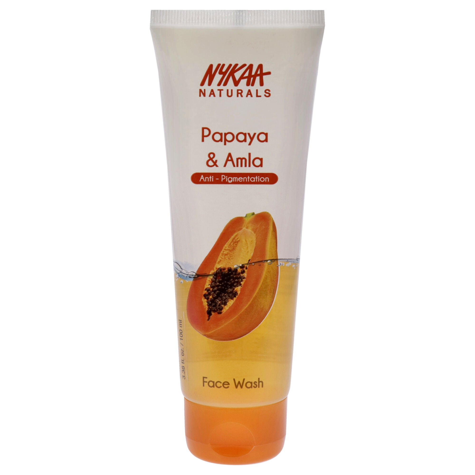 Face Wash - Papaya and Amla by Nykaa Naturals for Women - 3.38 oz Cleanser, See Description, hi-res image number 0