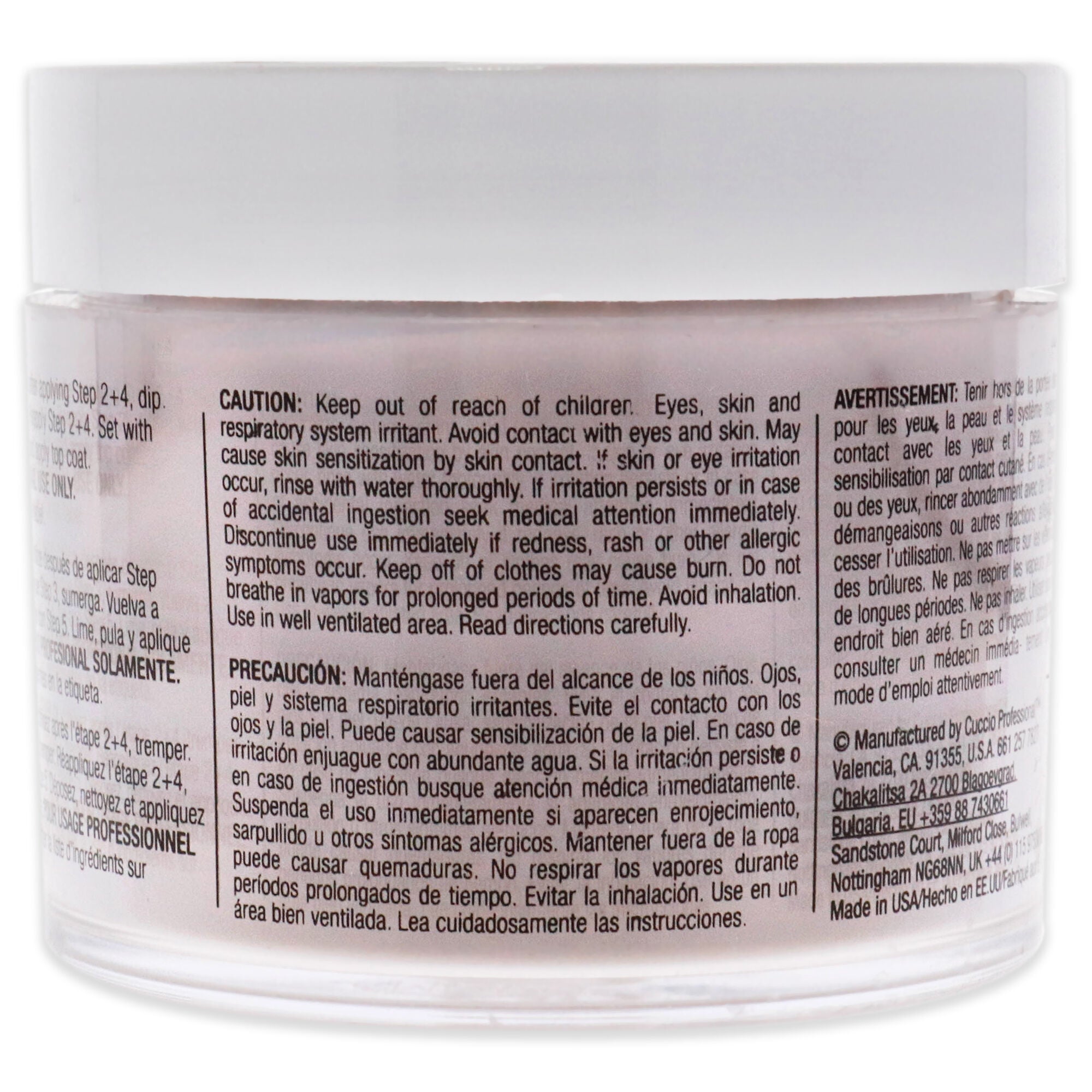 Pro Powder Polish Nail Colour Dip System - See You Latte by Cuccio Colour for Women - 1.6 oz Nail Powder, See Description, alternate image number 1