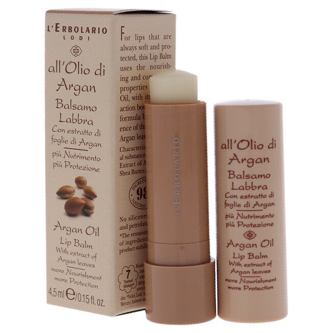 Lip Balm - Argan Oil by LErbolario for Unisex - 0.15 oz Lip Balm, NA, alternate image number null