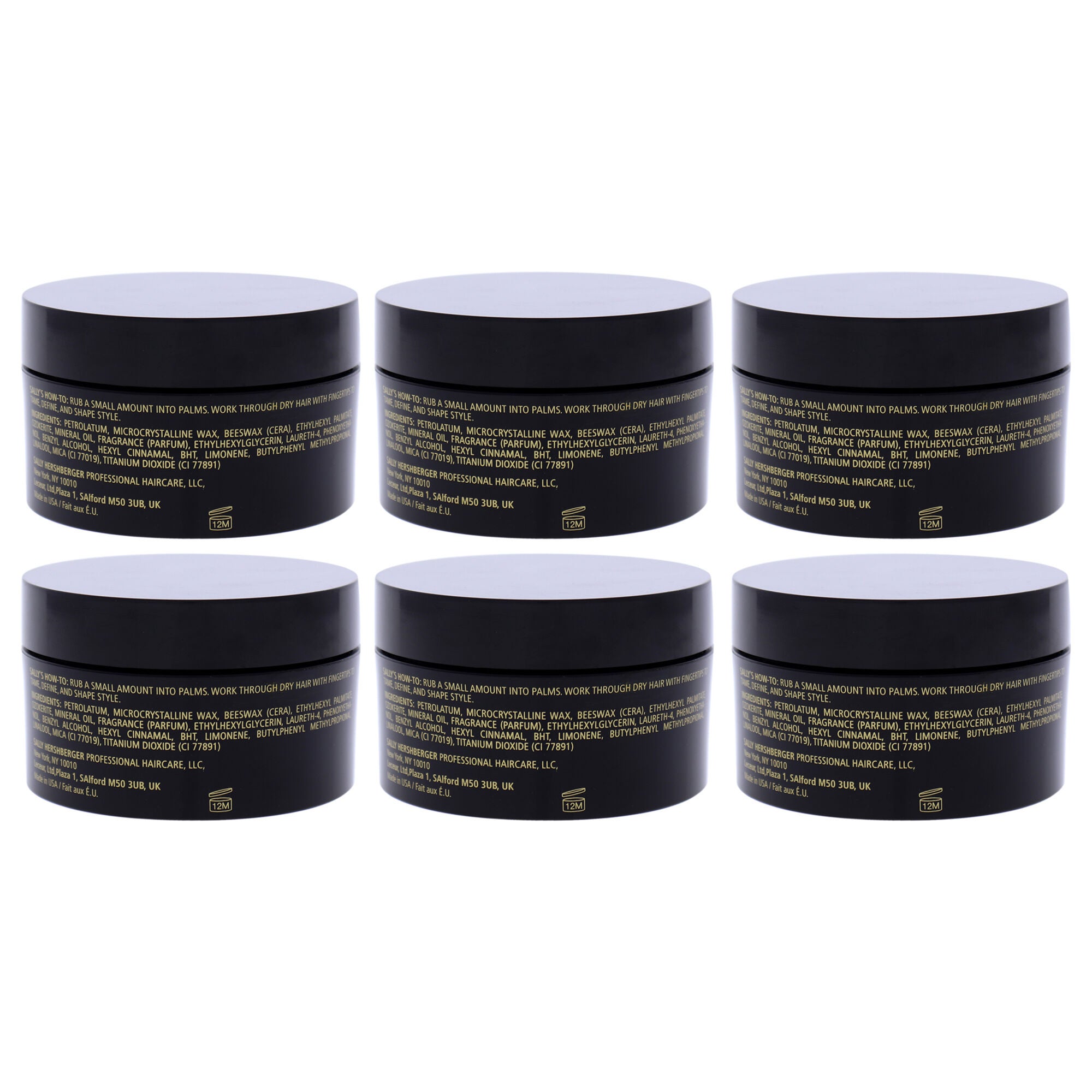 24K Vanity Hair Shaping Balm by Sally Hershberger for Unisex - 1.7 oz Balm - Pack of 6, See Description, alternate image number 1