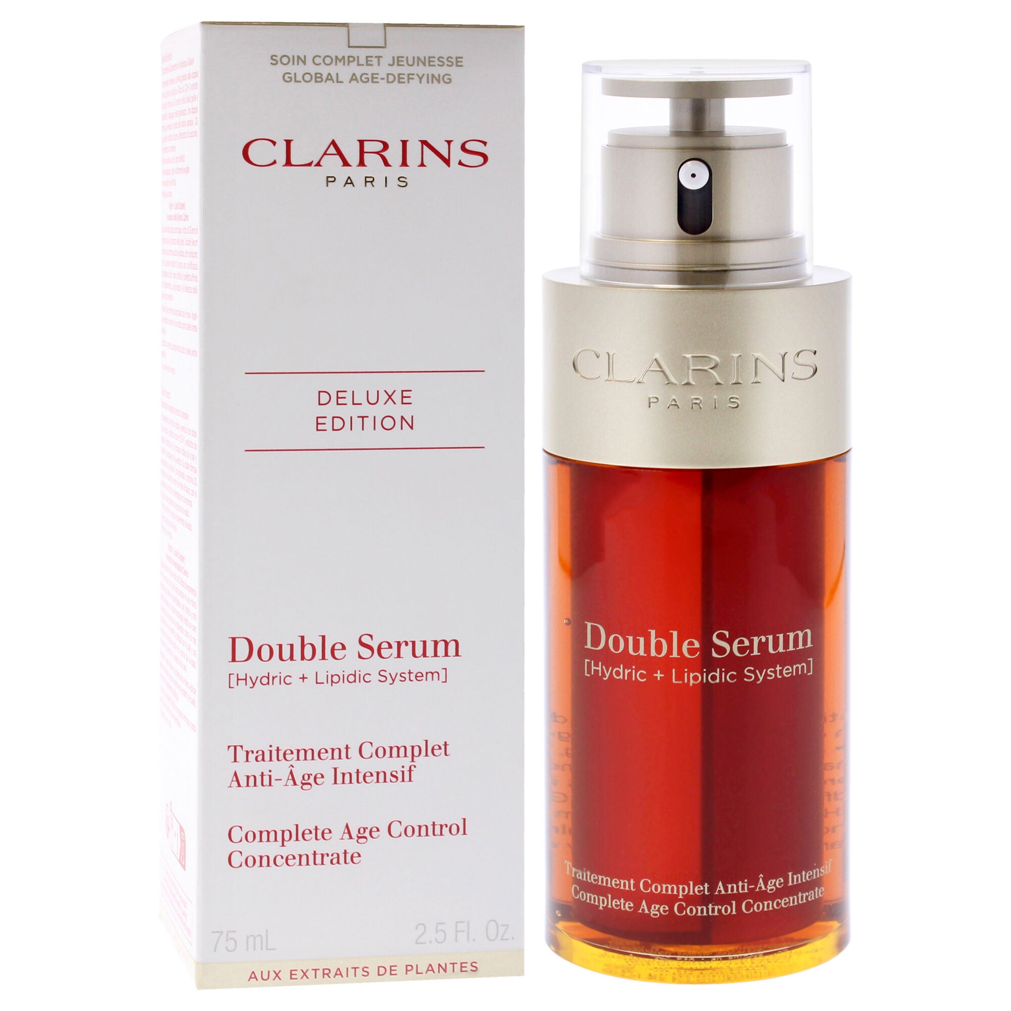 Double Serum Complete Age-Defying Concentrate by Clarins for Women - 2.5 oz Serum, See Description, alternate image number 2