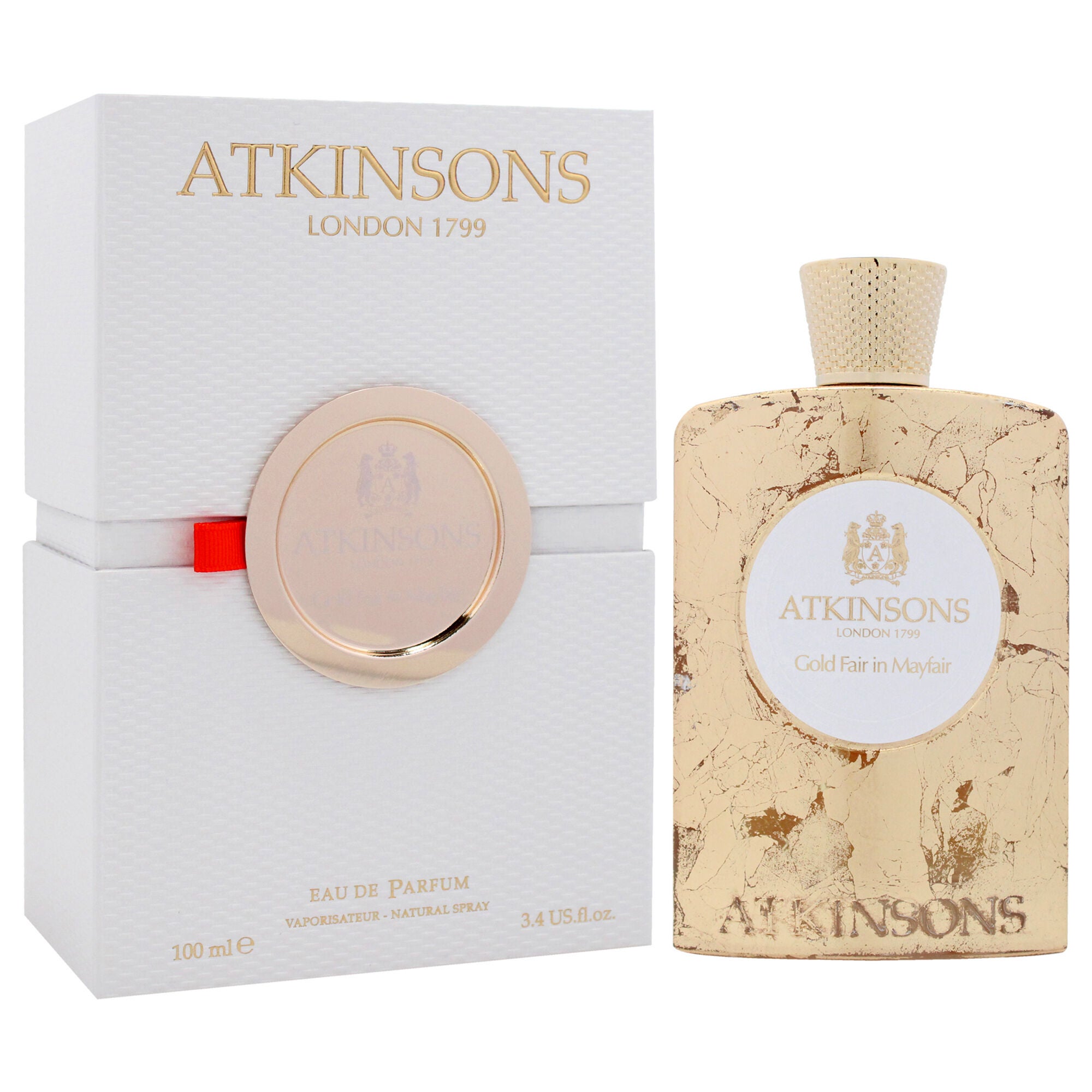 Gold Fair In Mayfair by Atkinsons for Men - 3.4 oz EDP Spray, Clear, alternate image number 2