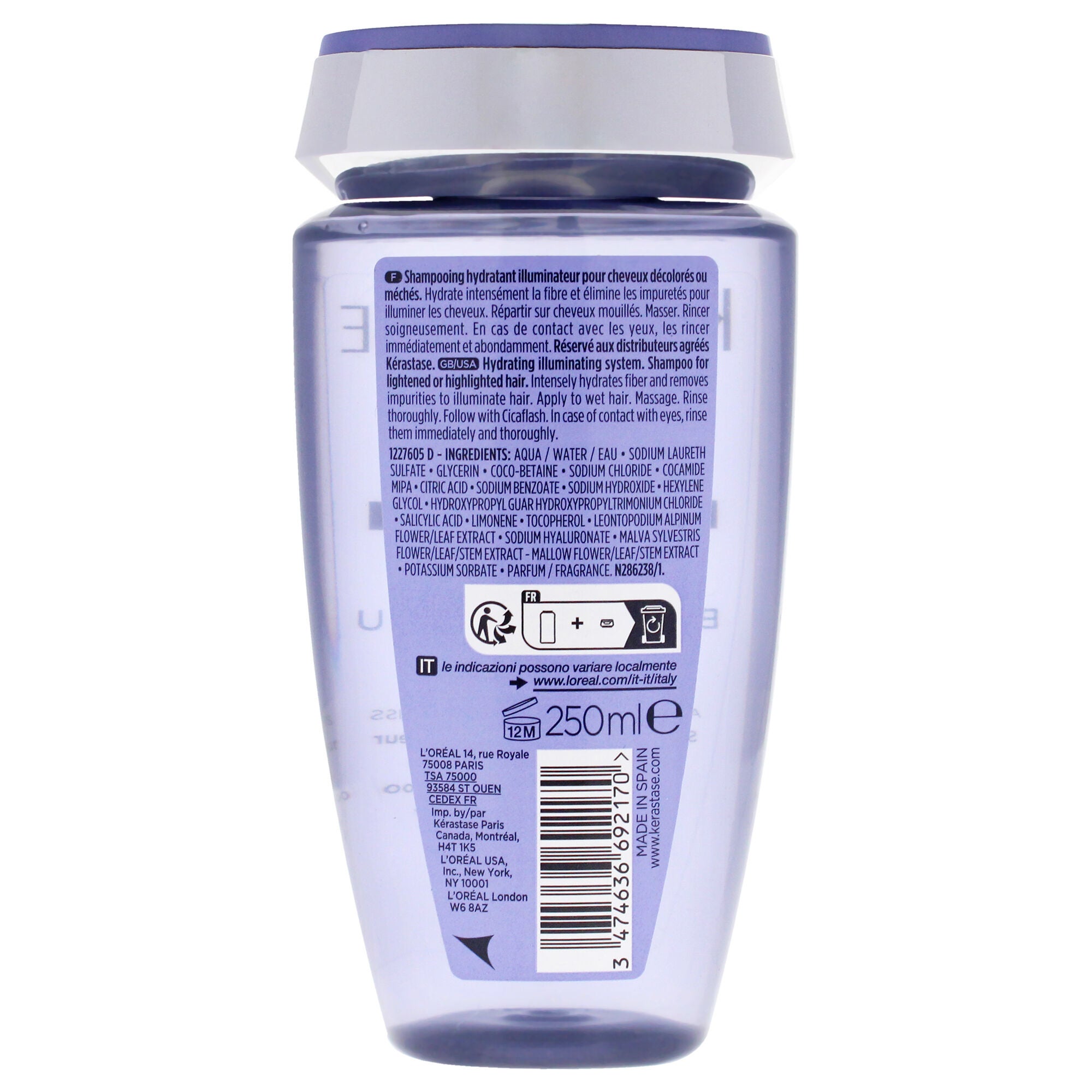 Blond Absolu Hydrating Illuminating Shampoo by Kerastase for Unisex - 8.5 oz Shampoo, See Description, alternate image number 1