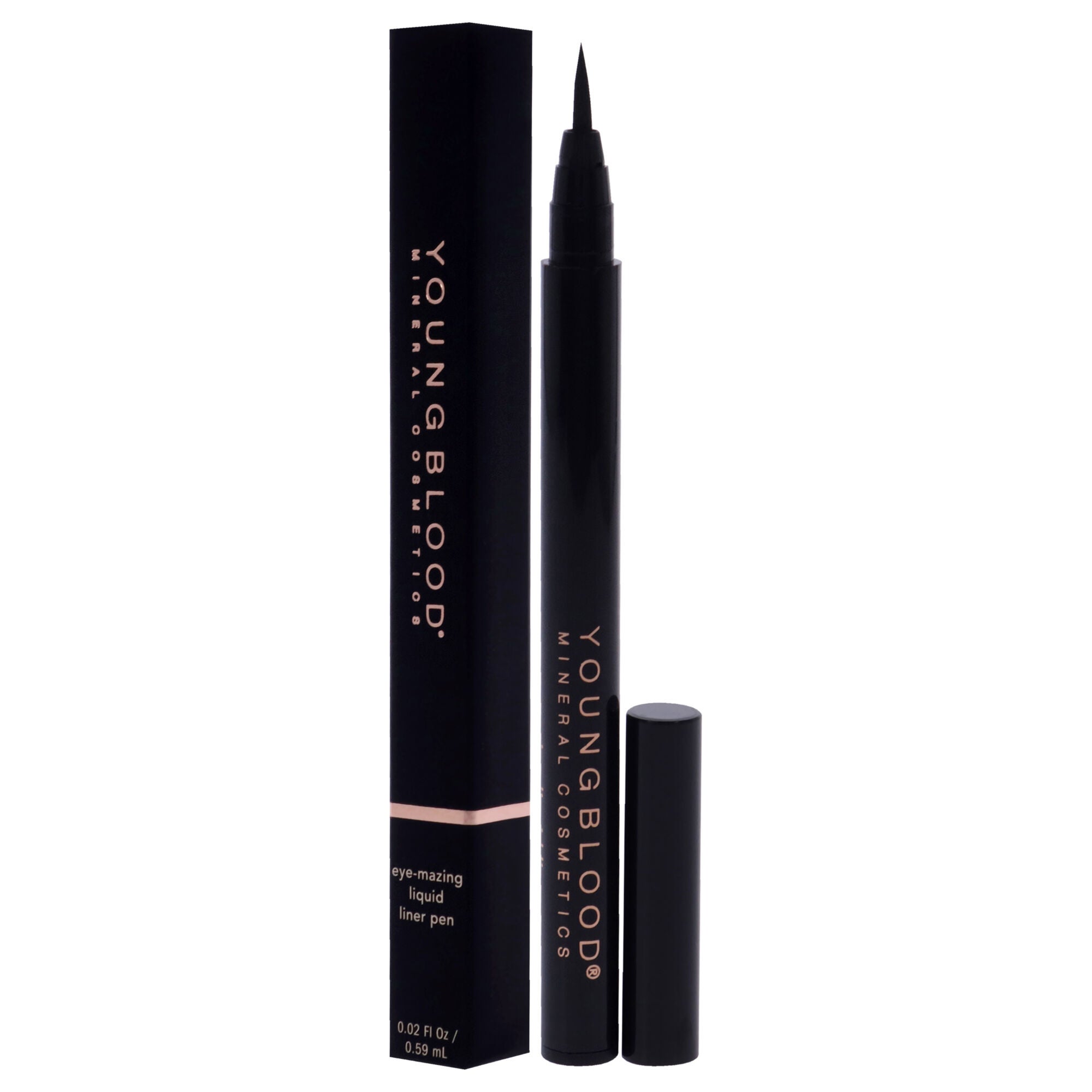 Eye-Mazing Liquid Liner Pen - Noir by Youngblood for Women - 0.02 oz Eyeliner, , alternate image number 7