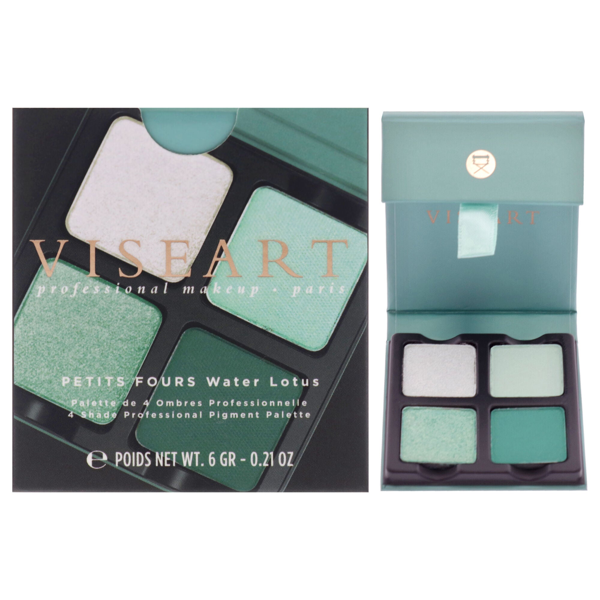 Petits Fours Eyeshadow Palette - Water Lotus by Viseart Paris for Women - 0.21 oz Eye Shadow, See Description, hi-res image number 0