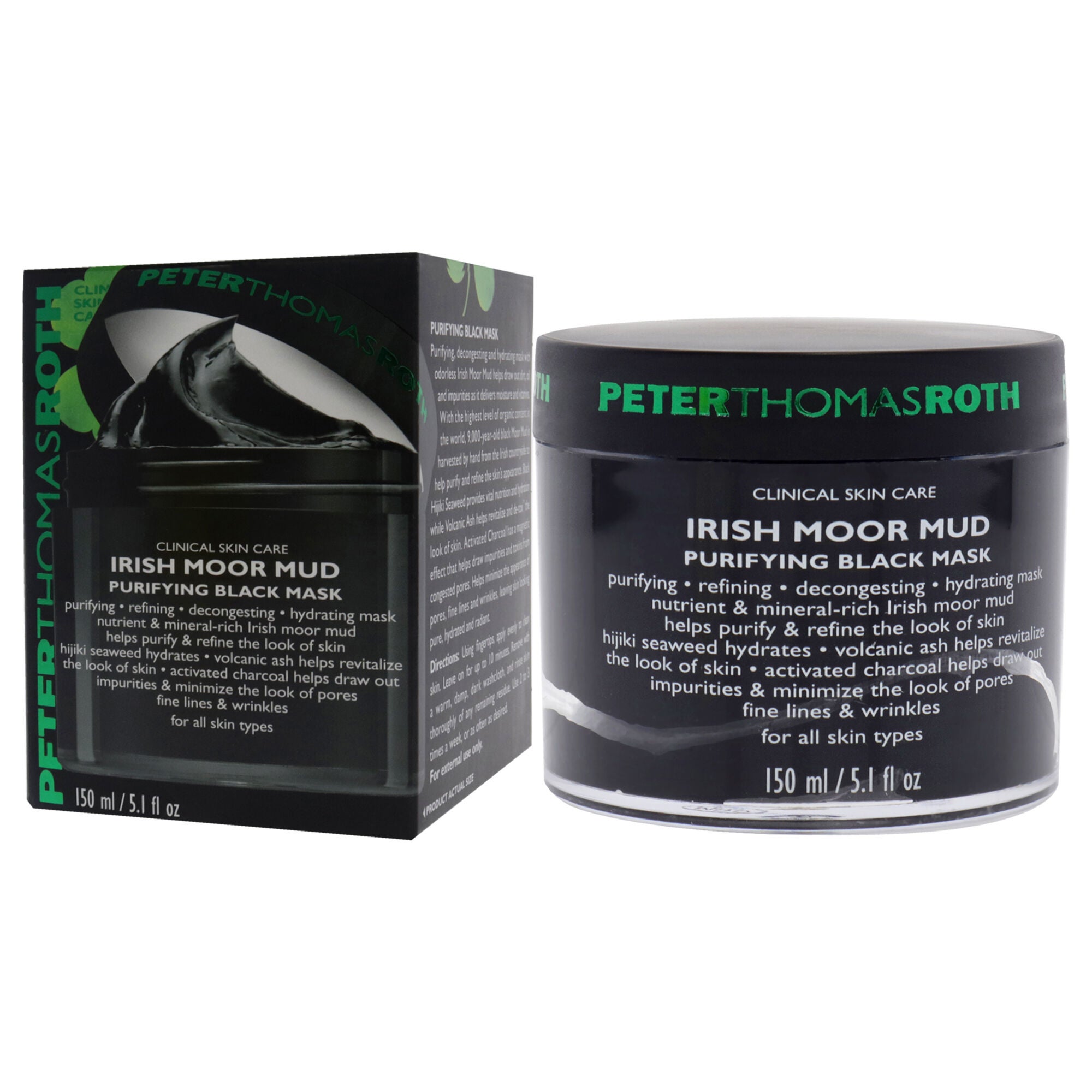 Irish Moor Mud Purifying Black Mask - All Skin Types by Peter Thomas Roth for Unisex - 5 oz Mask, , alternate image number 8