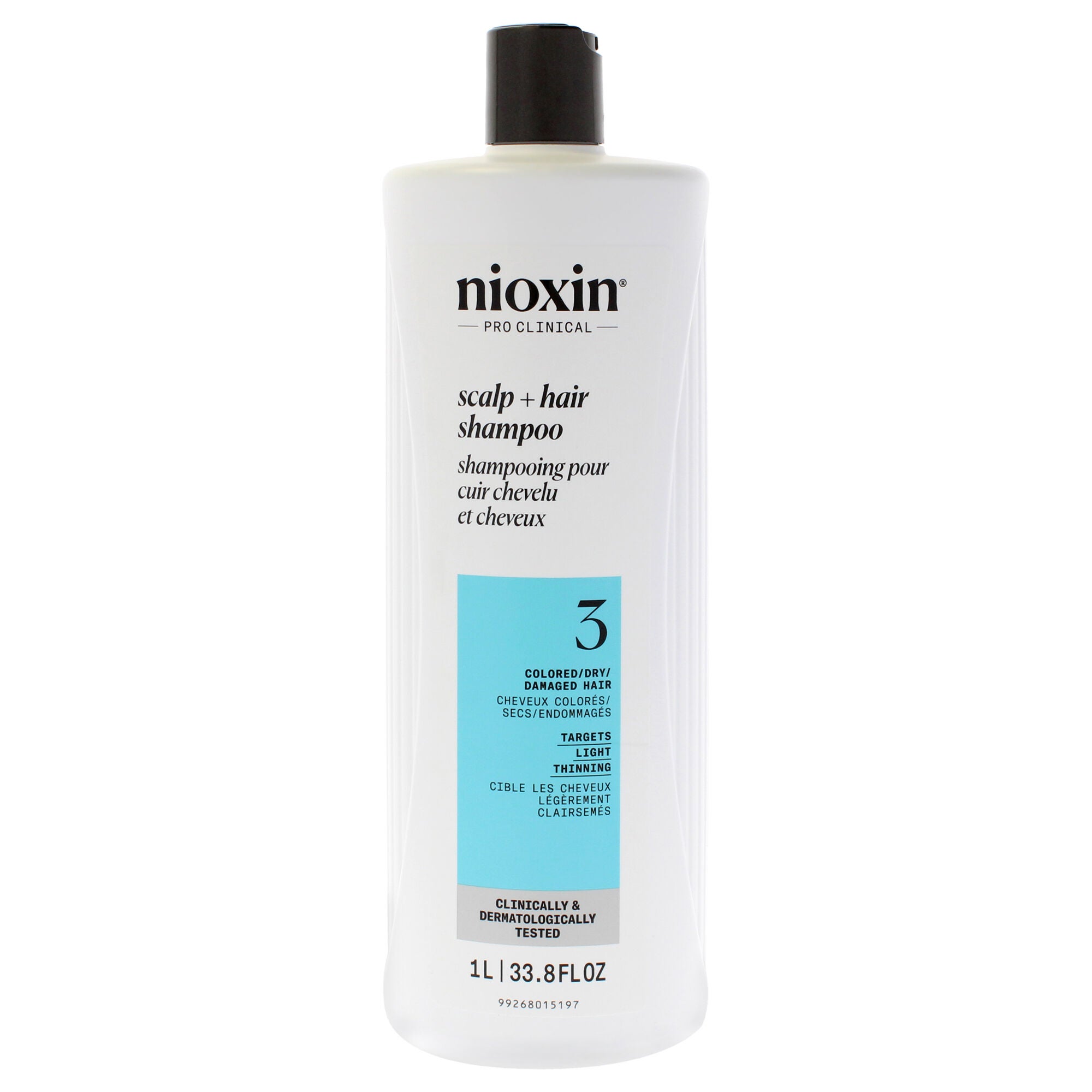System 3 Cleanser Shampoo by Nioxin for Unisex - 33.8 oz Shampoo, See Description, hi-res image number 0