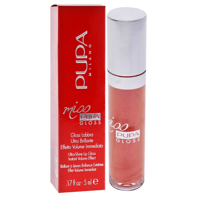 Miss Pupa Gloss Ultra-Shine Lip Gloss - 200 Juicy Glaze by Pupa Milano for Women - 0.17 oz Lip Gloss, See Description, alternate image number 1