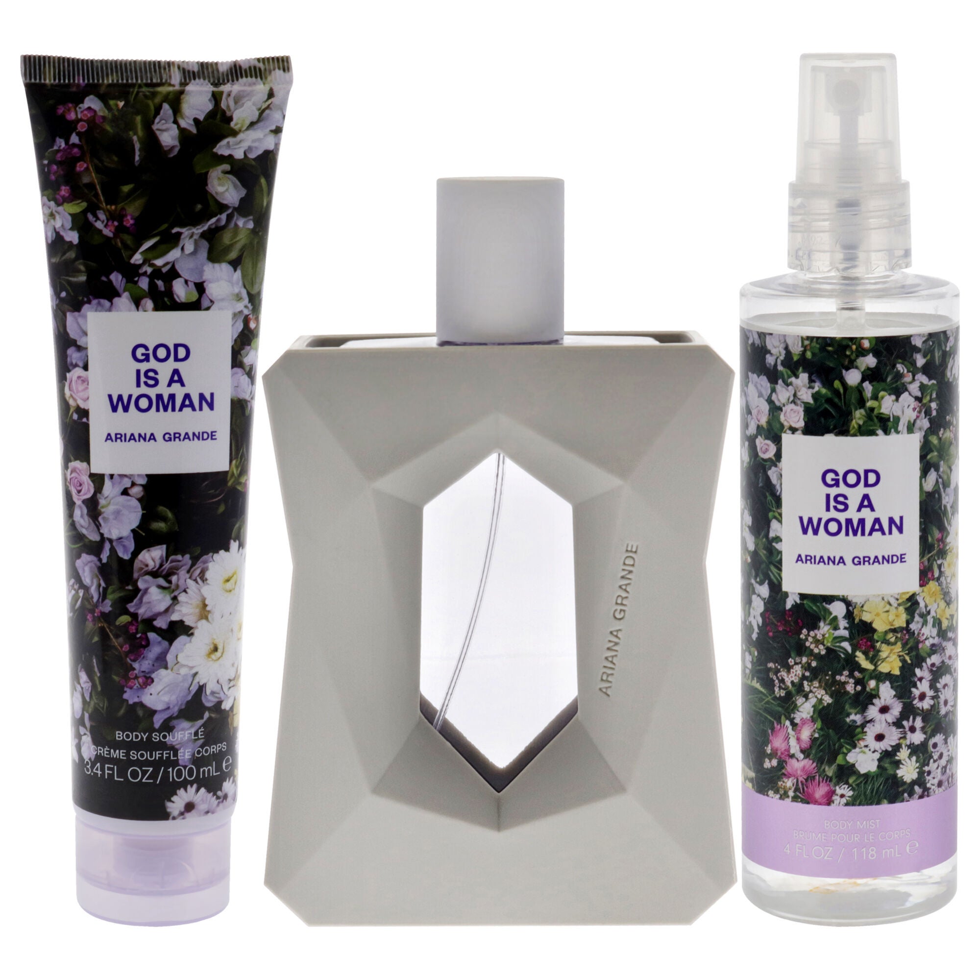 God Is A Woman by Ariana Grande for Women - 3 Pc Gift Set 3.4oz EDP Spray, 4oz Body Mist, 3.4oz Body Souffle, , alternate image number 5