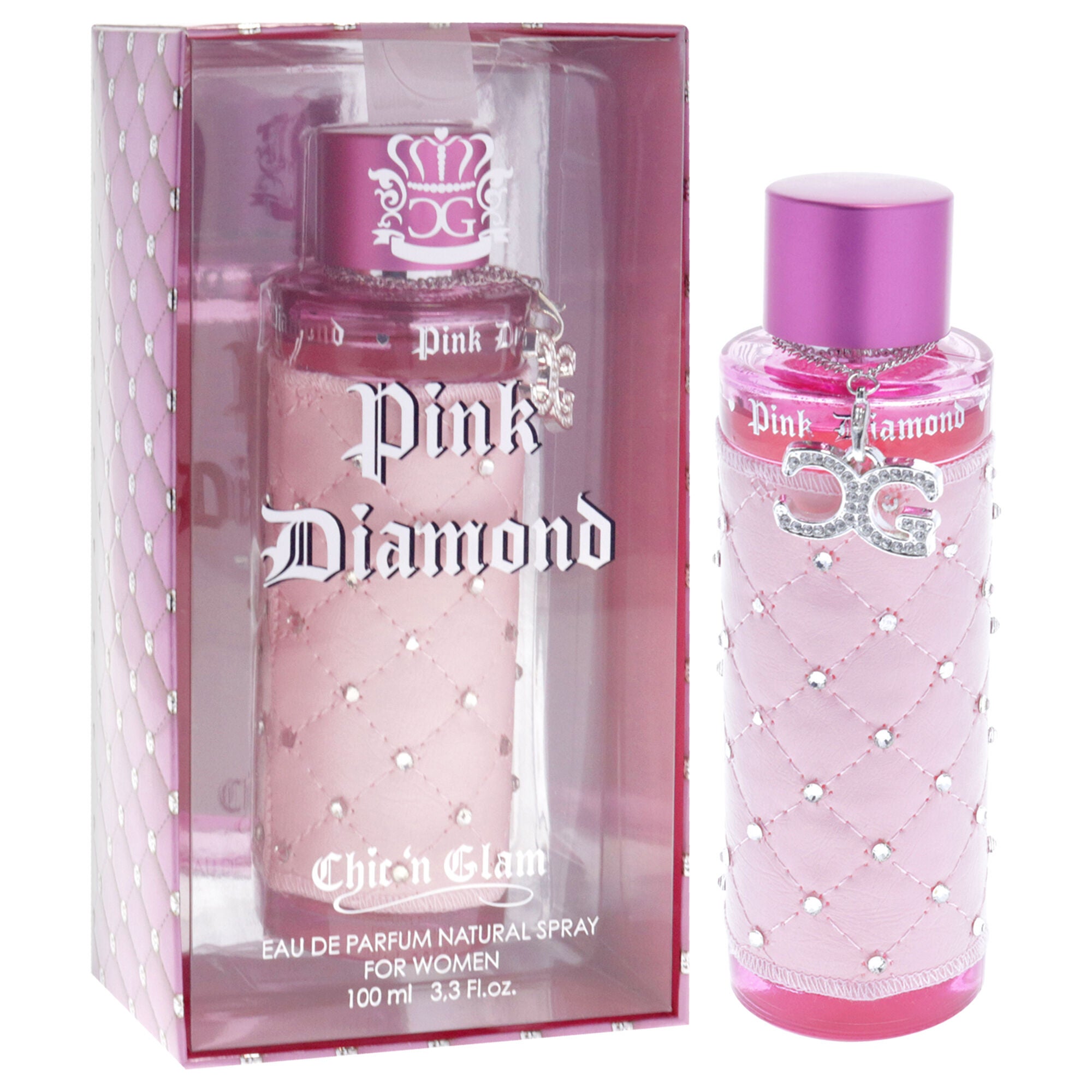 Pink Diamond by Chic N Glam for Women - 3.3 oz EDP Spray, Clear, alternate image number 2