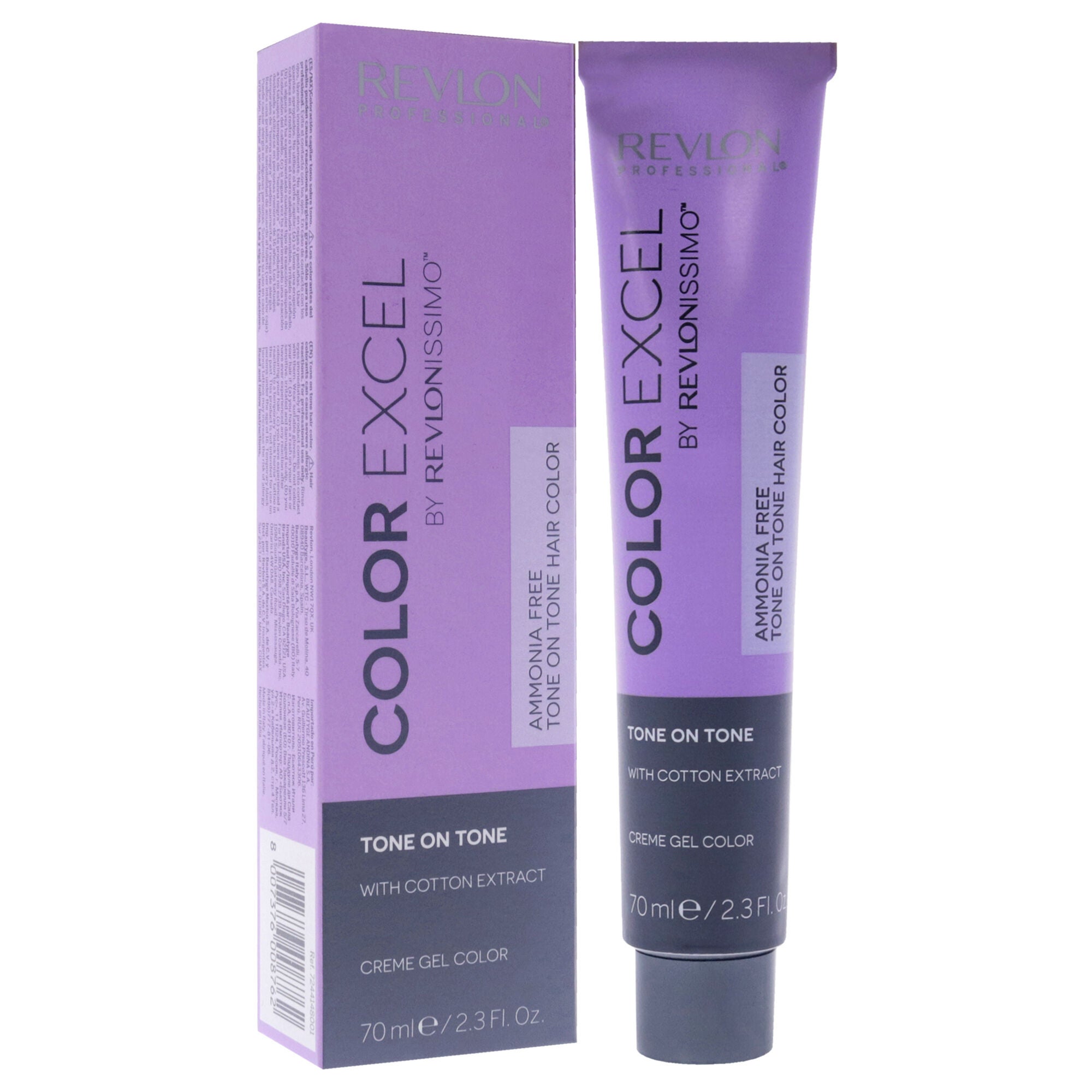 Revlonissimo Color Excel - 1 Black by Revlon for Unisex - 2.3 oz Hair Color, See Description, alternate image number 1