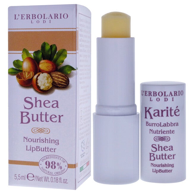 Nourishing Lips Butter - Shea Butter by LErbolario for Women - 0.18 oz Lip Balm, NA, alternate image number null