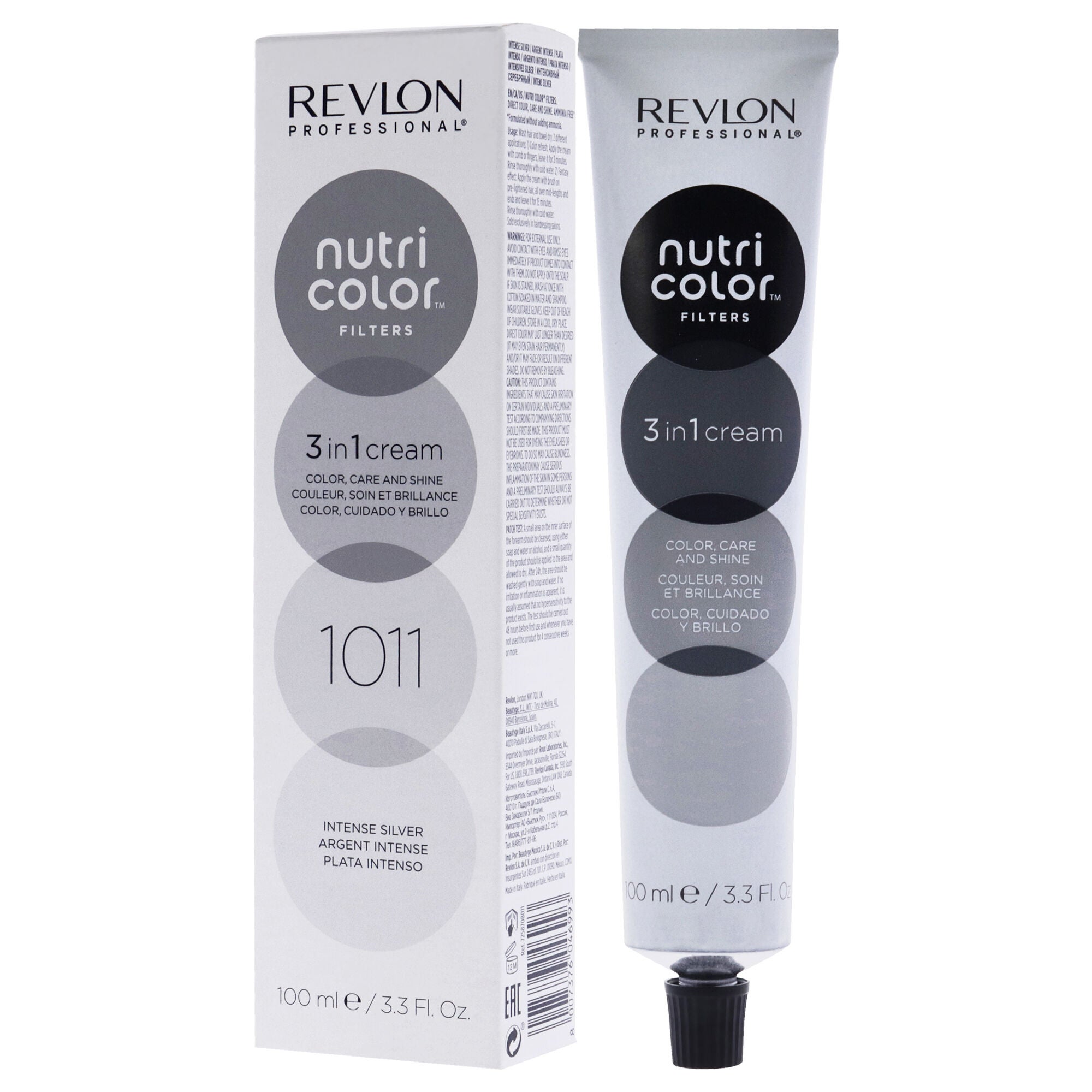 Nutri Color Cream - 1011 Intense Silver by Revlon for Unisex - 3.3 oz Hair Color, See Description, alternate image number 3