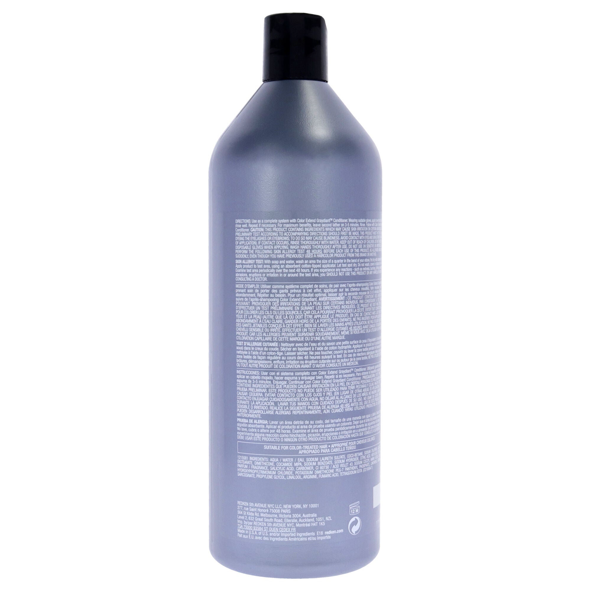 Color Extend Graydiant Anti-Yellow Shampoo by Redken for Unisex - 33.8 oz Shampoo, , alternate image number 3