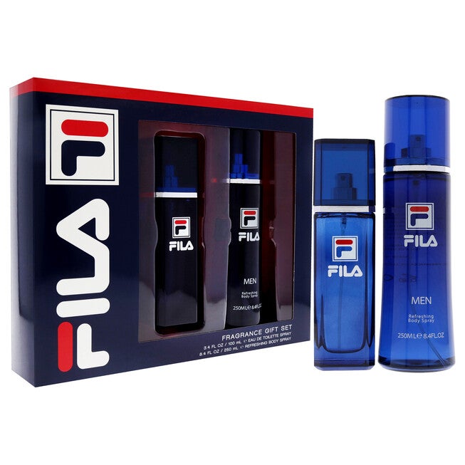 Fila by Fila for Men - 2 Pc Gift Set 3.4oz EDT Spray, 8.4oz Body Spray, , alternate image number null