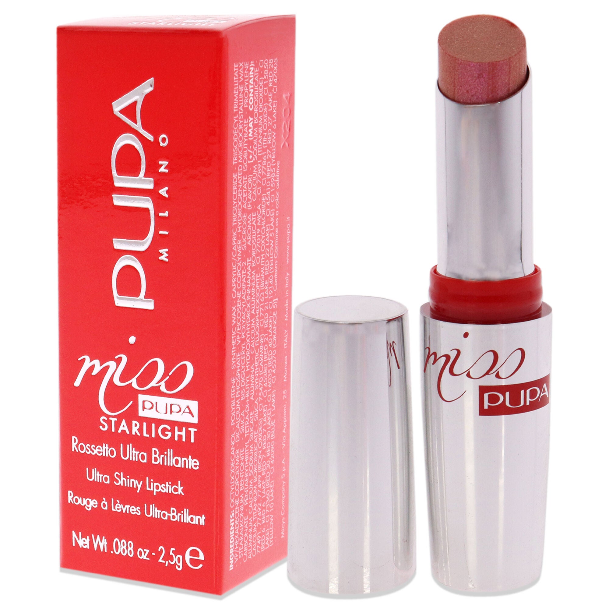 Miss Pupa Starlight Ultra-shiny - 701 Sweet Kate by Pupa Milano for Women - 0.88 oz Lipstick, , alternate image number 7