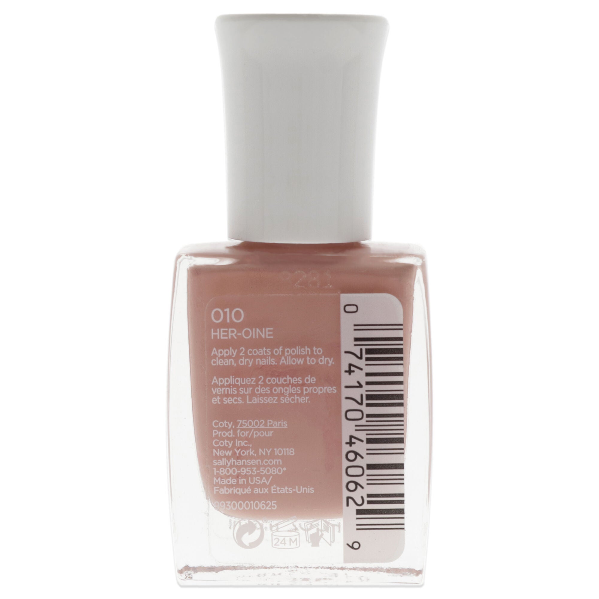 Mega Strength Nail Color - 010 Her-Oine by Sally Hansen for Women - 0.4 oz Nail Polish, Multi, alternate image number 1