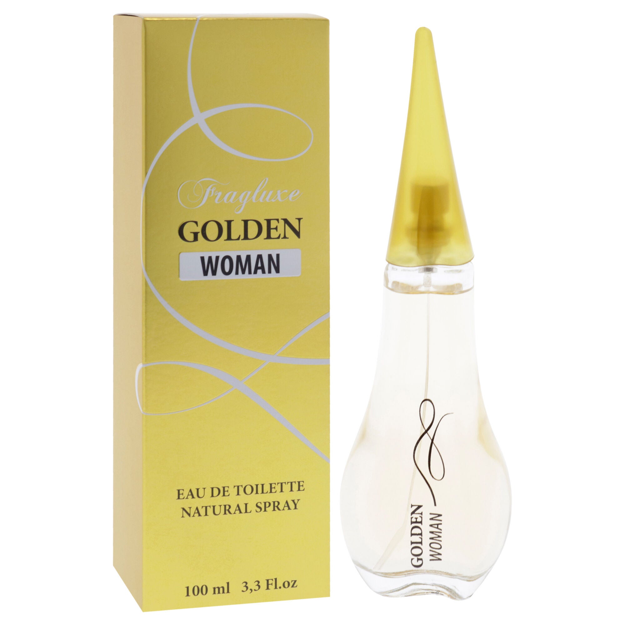 Golden by Fragluxe for Women - 3.3 oz EDT Spray, Clear, alternate image number 2