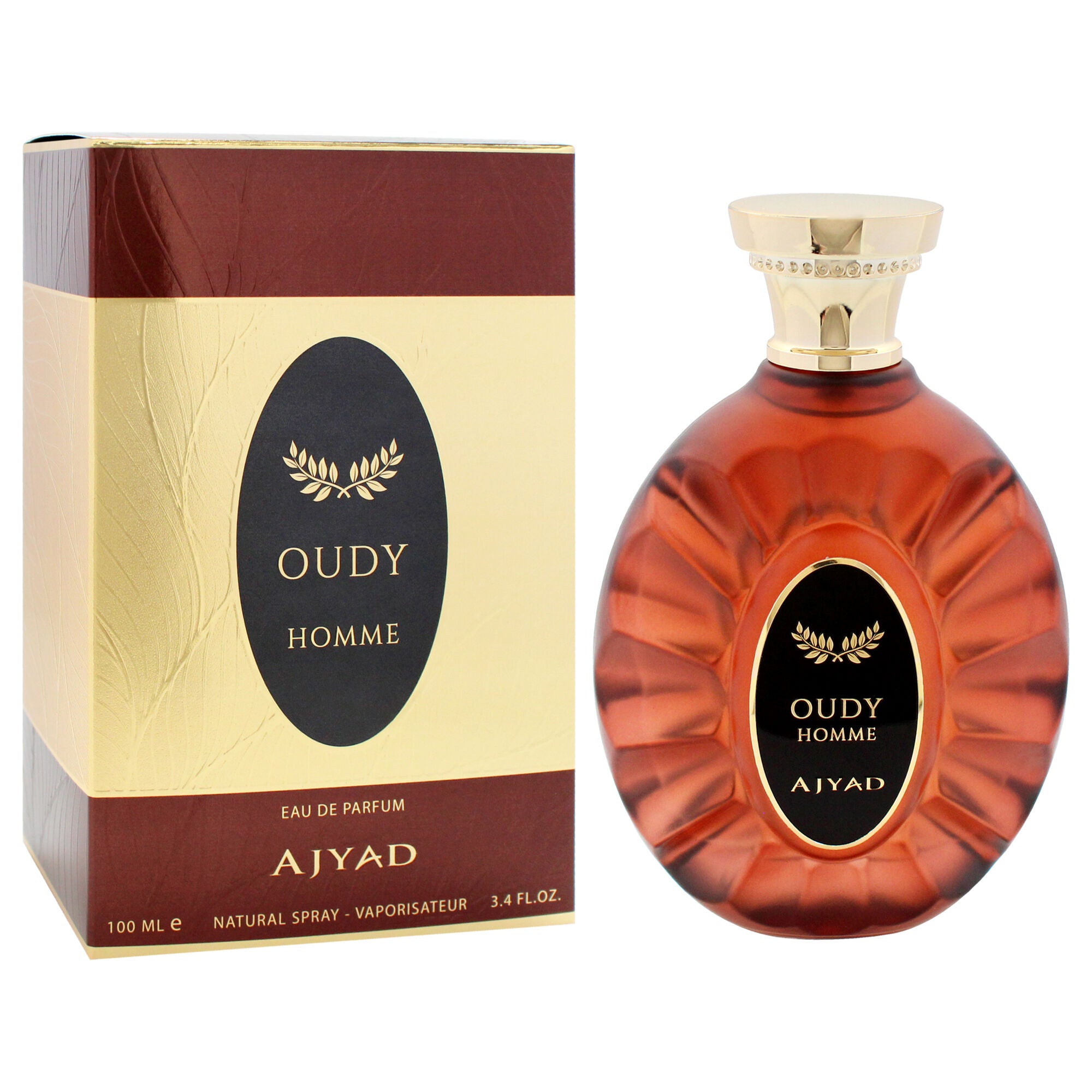 Oudy by Ajyad for Men - 3.4 oz EDP Spray, See Description, alternate image number 2