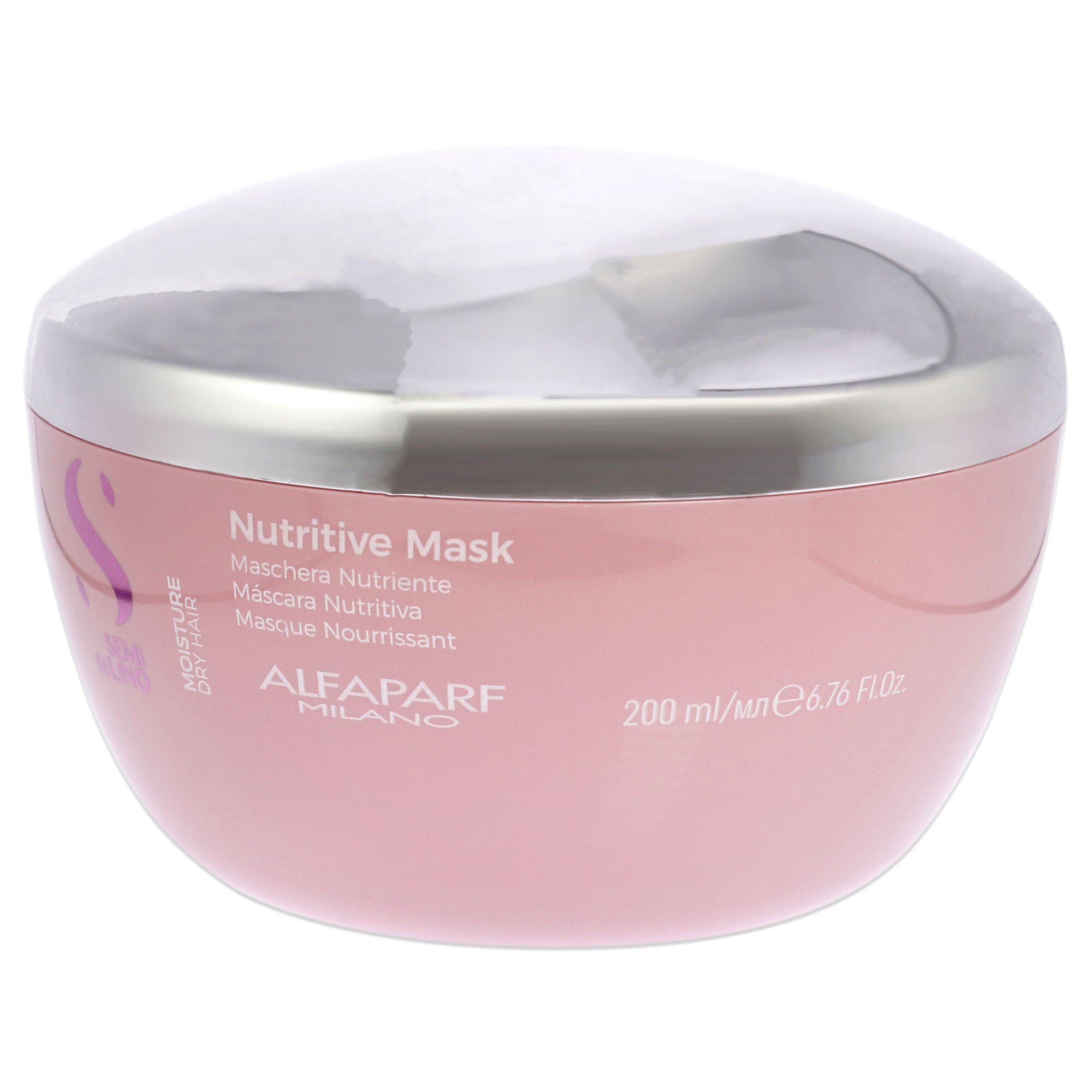 Semi Di Lino Moisture Nutritive Mask by Alfaparf Milano for Unisex - 6.76 oz Maque, See Description, hi-res image number 0