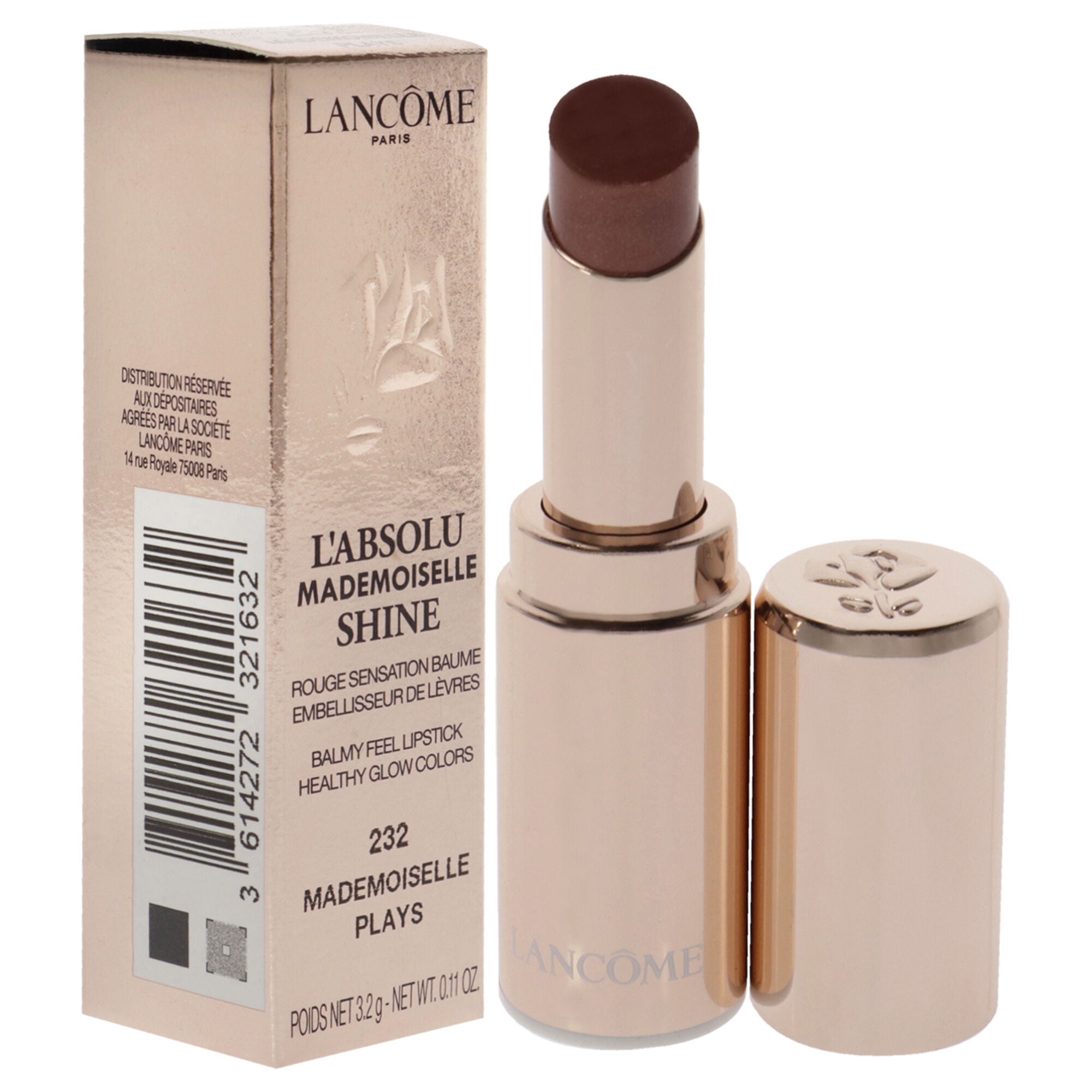 LAbsolu Mademoiselle Shine - 232 Plays by Lancome for Women - 0.11 oz Lipstick, See Description, alternate image number 2